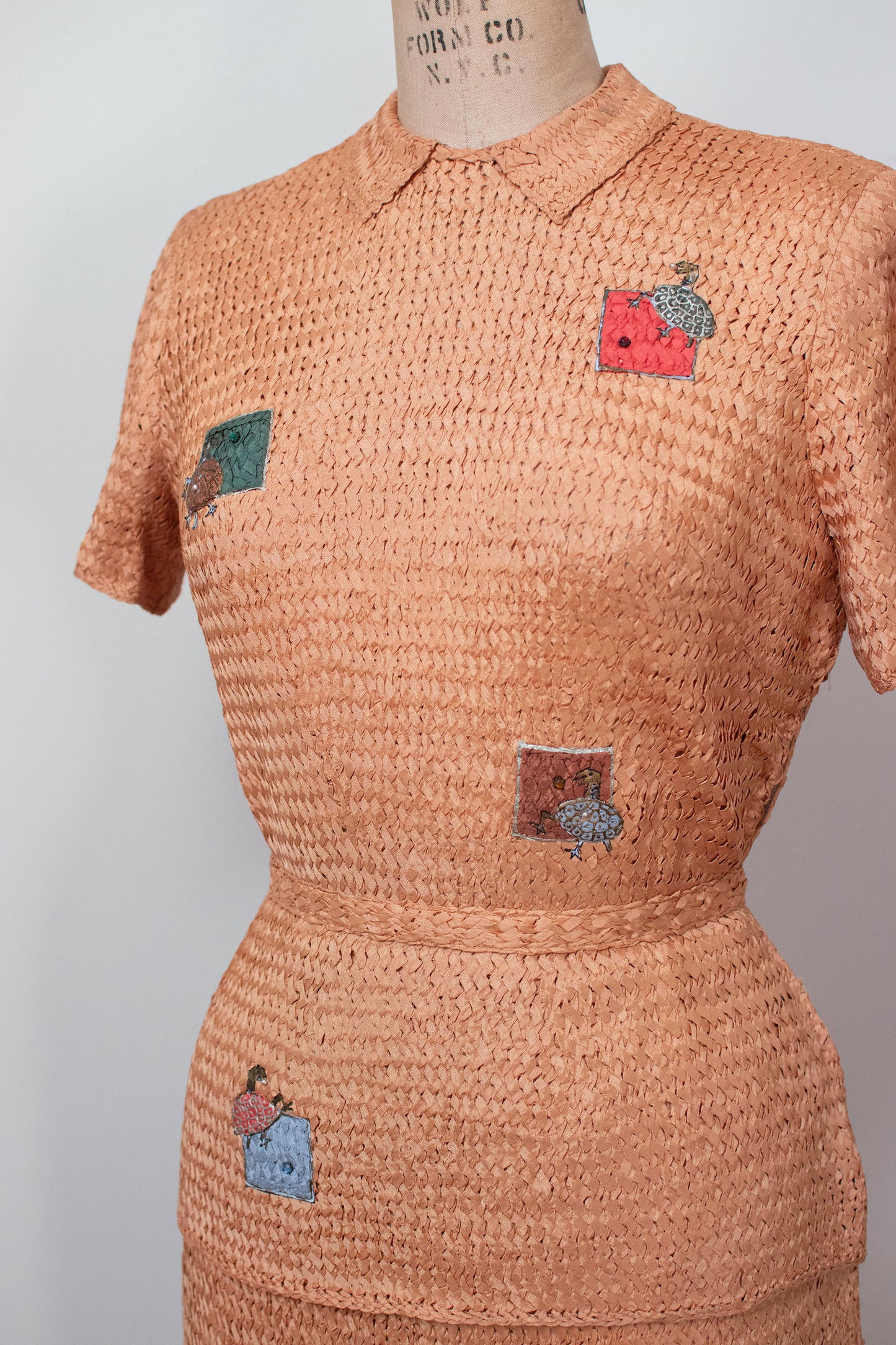 1940s Ribbon Knit Set