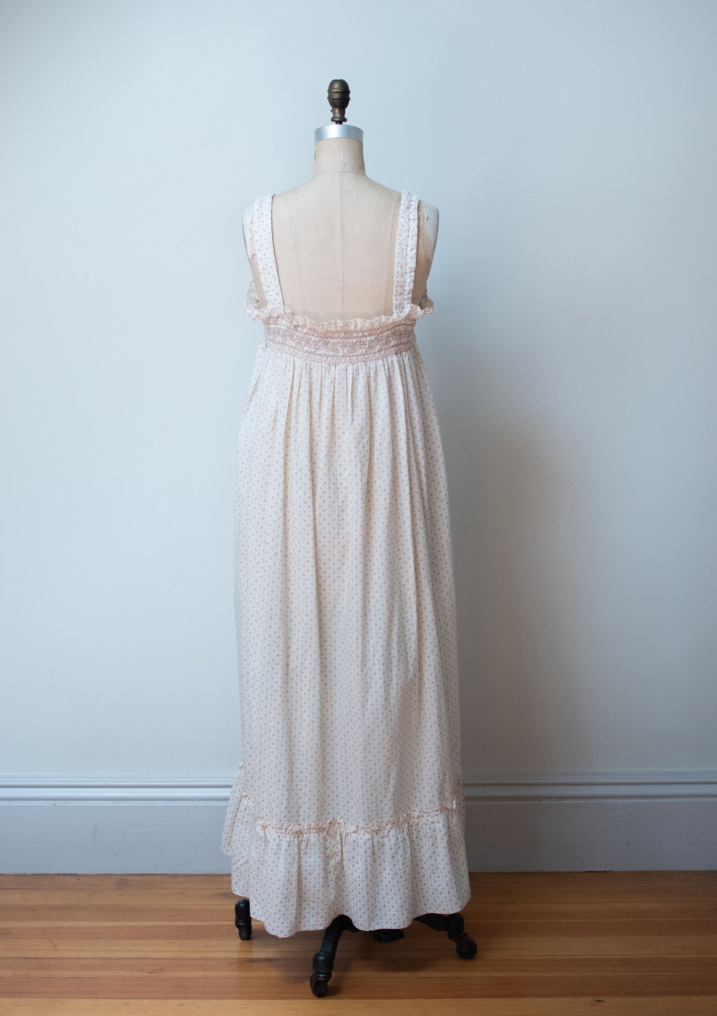 1980s Smocked Nap Dress