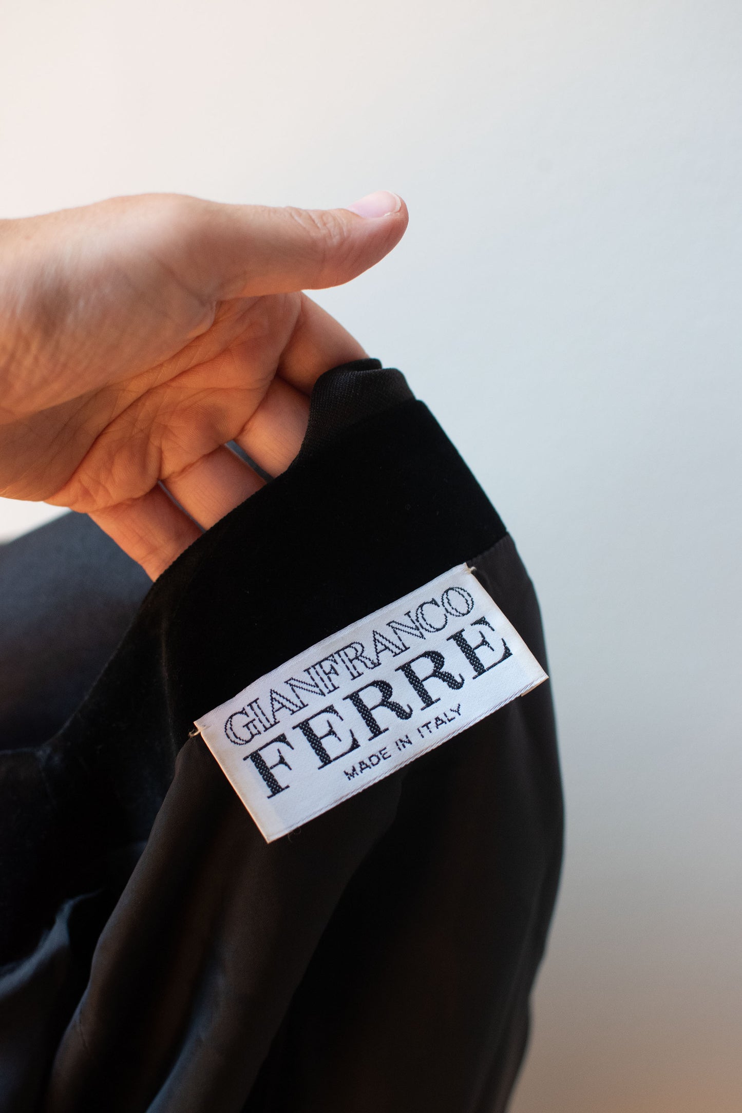 Black Velvet Jacket | Gianfranco Ferre