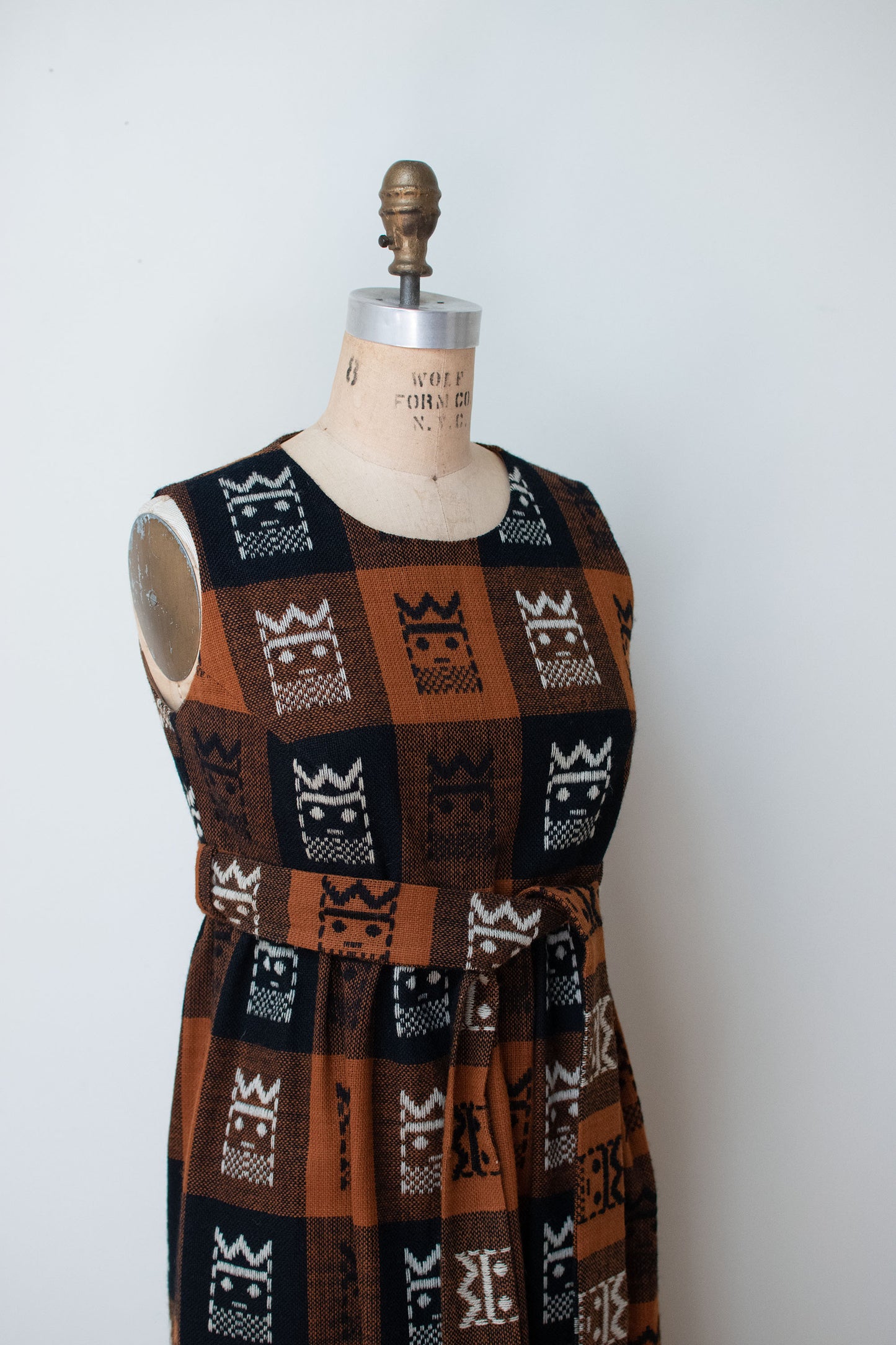 1970s checkmate Dress