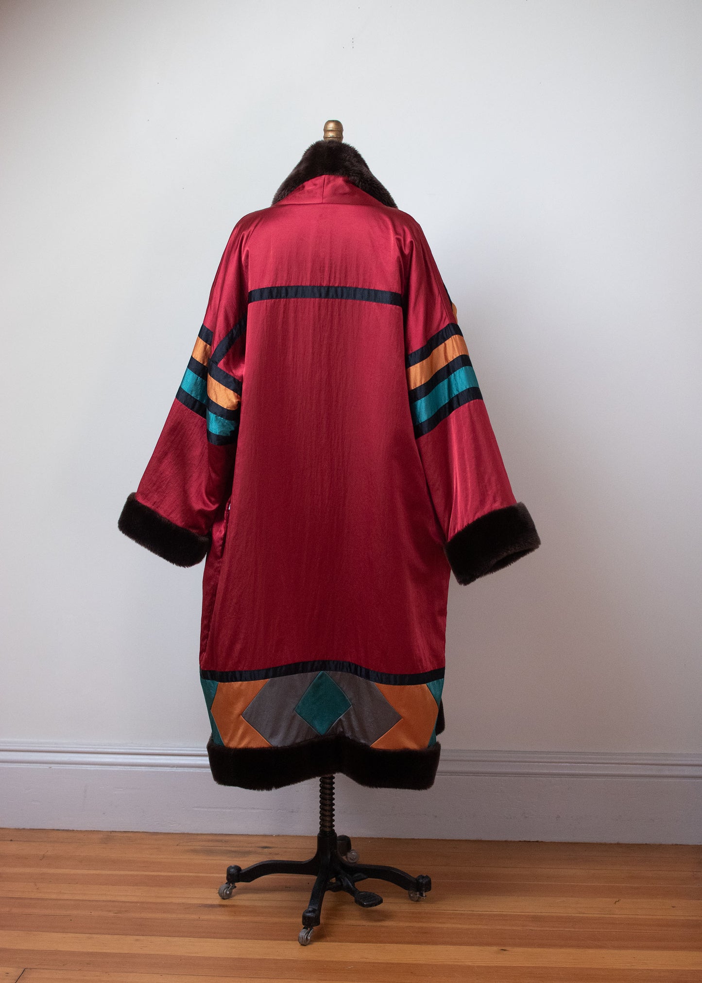 SALE 1980s Reversible Cocoon Coat