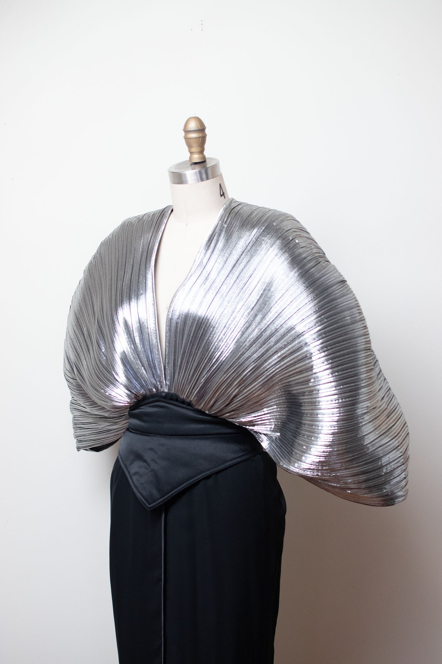 1980s Pleated Gown | Wayne Clark