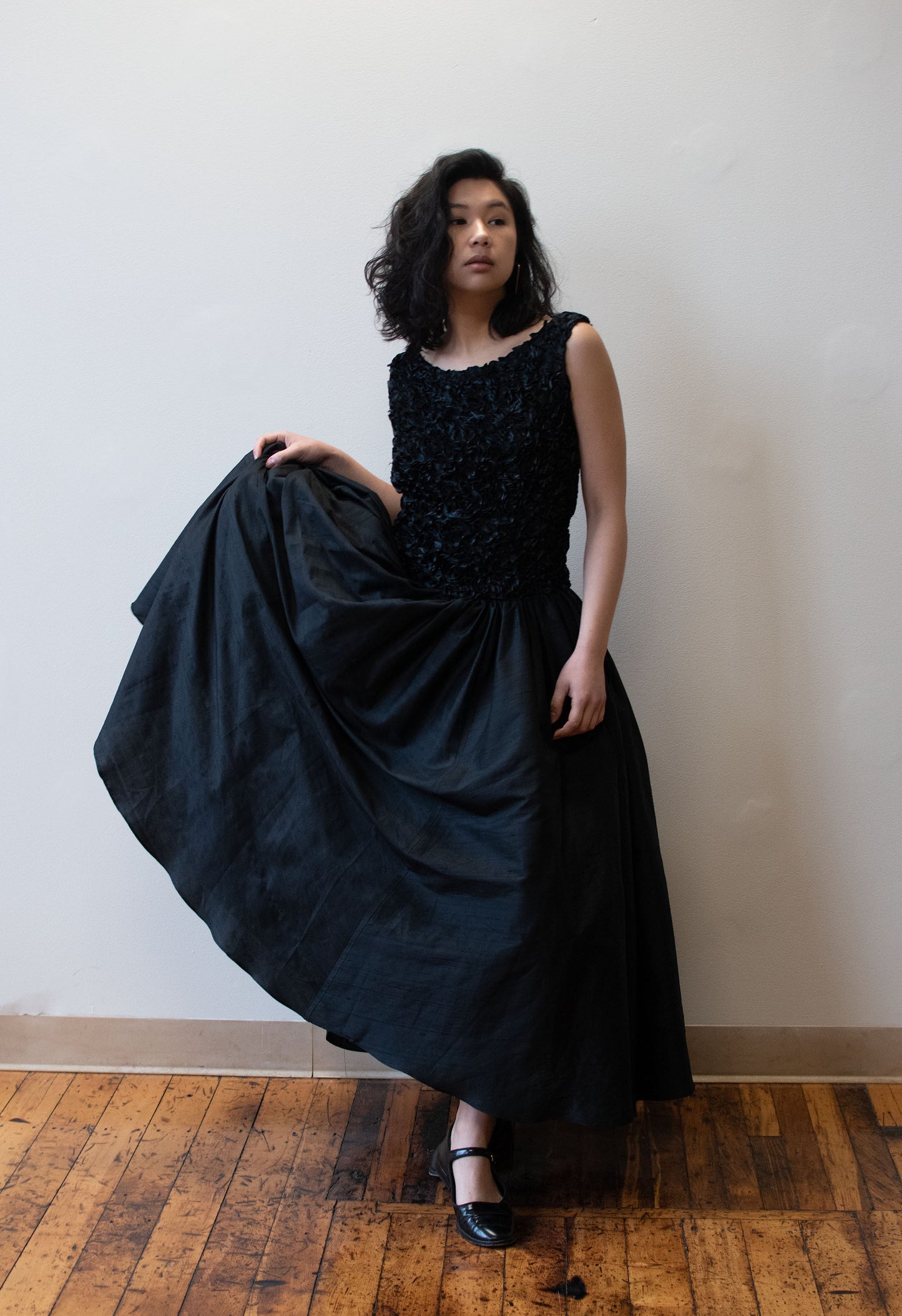 1990s Black Silk Gown | Isaac Mizrahi