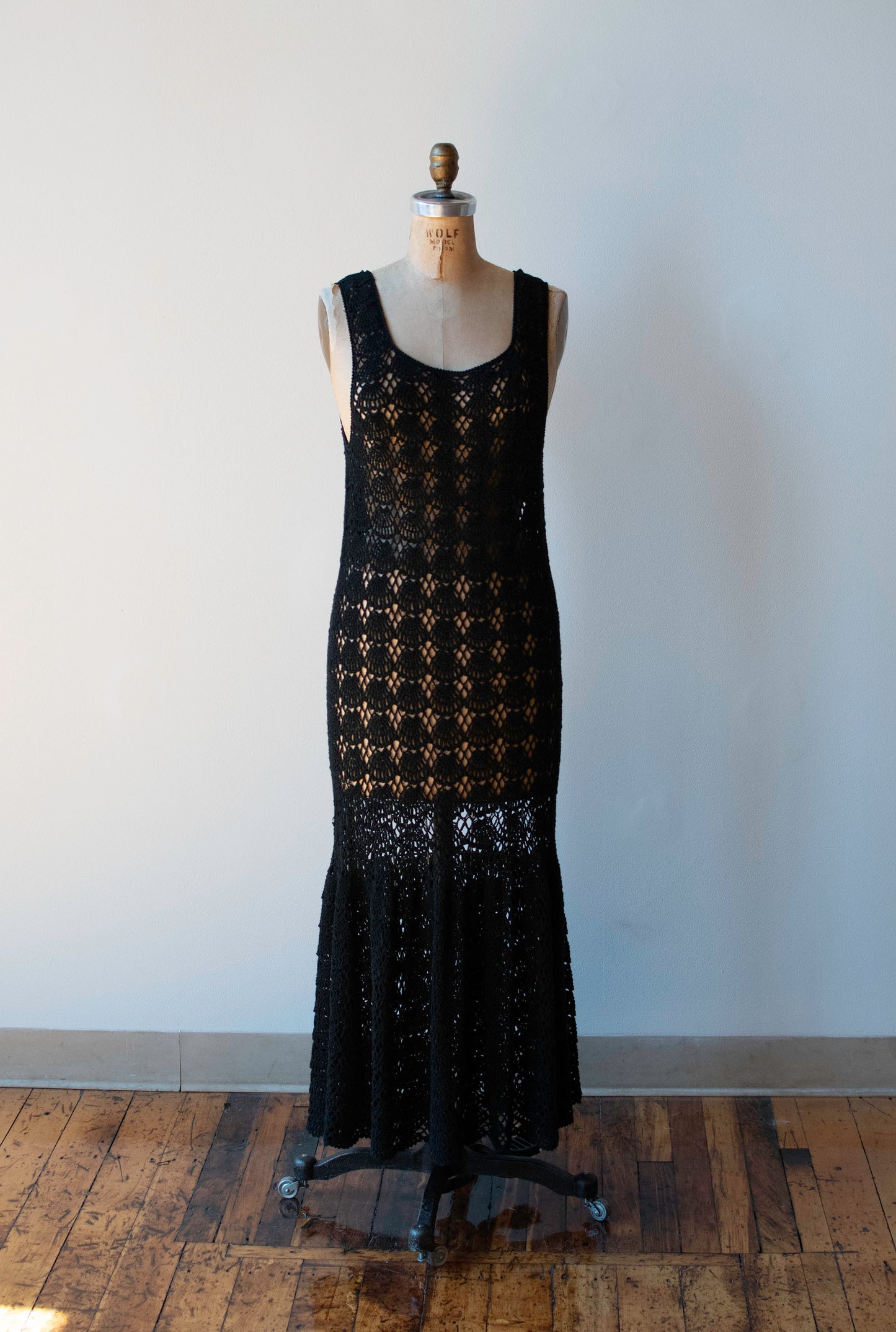 1990s Crochet Dress