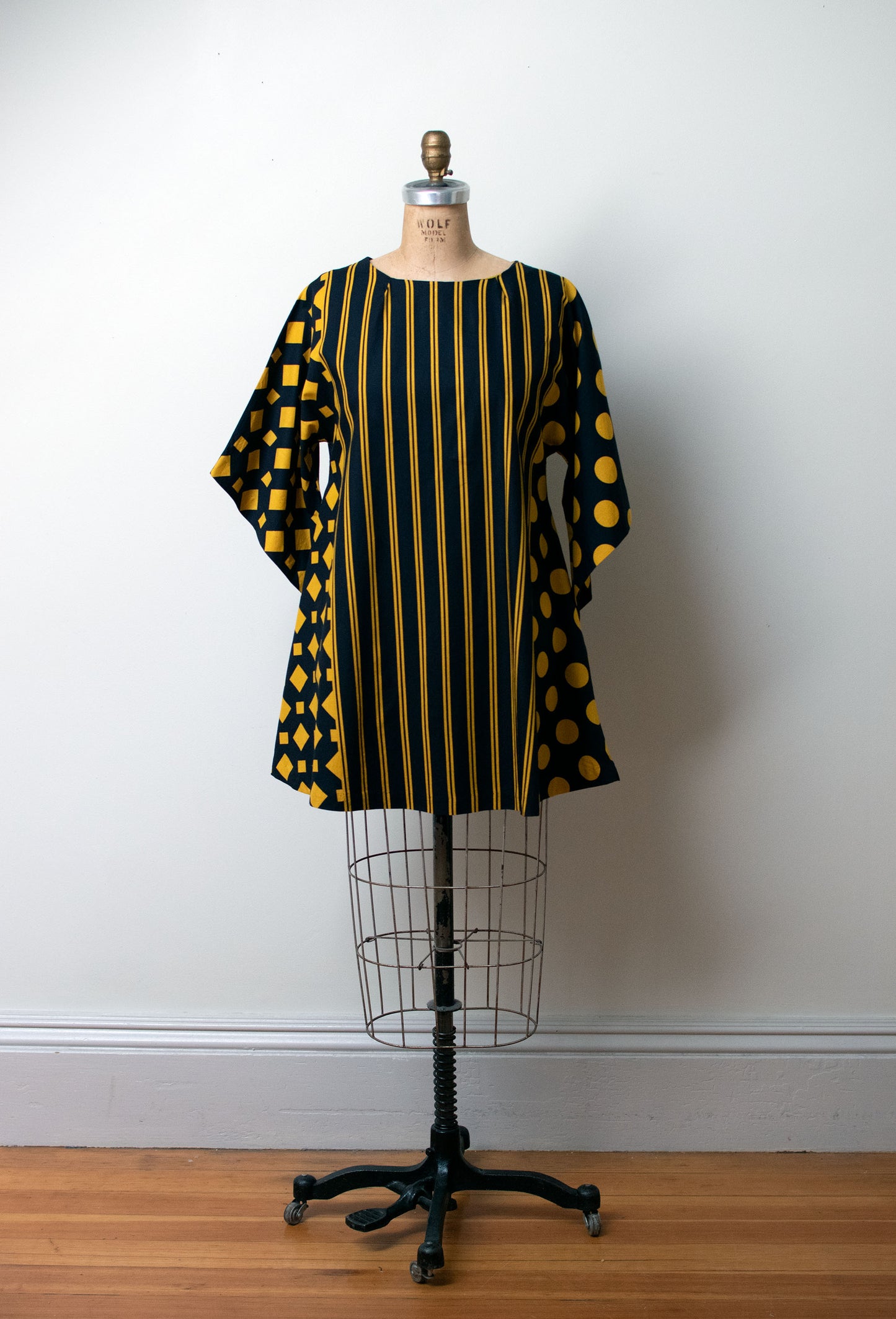 1960s Geometric Print Tunic