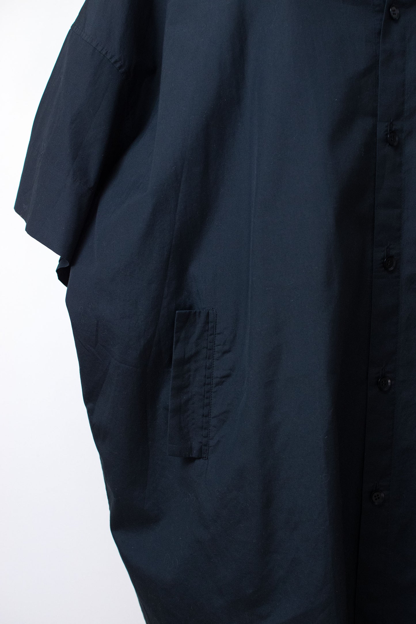 Black Shirt Dress | Yohji Yamamoto