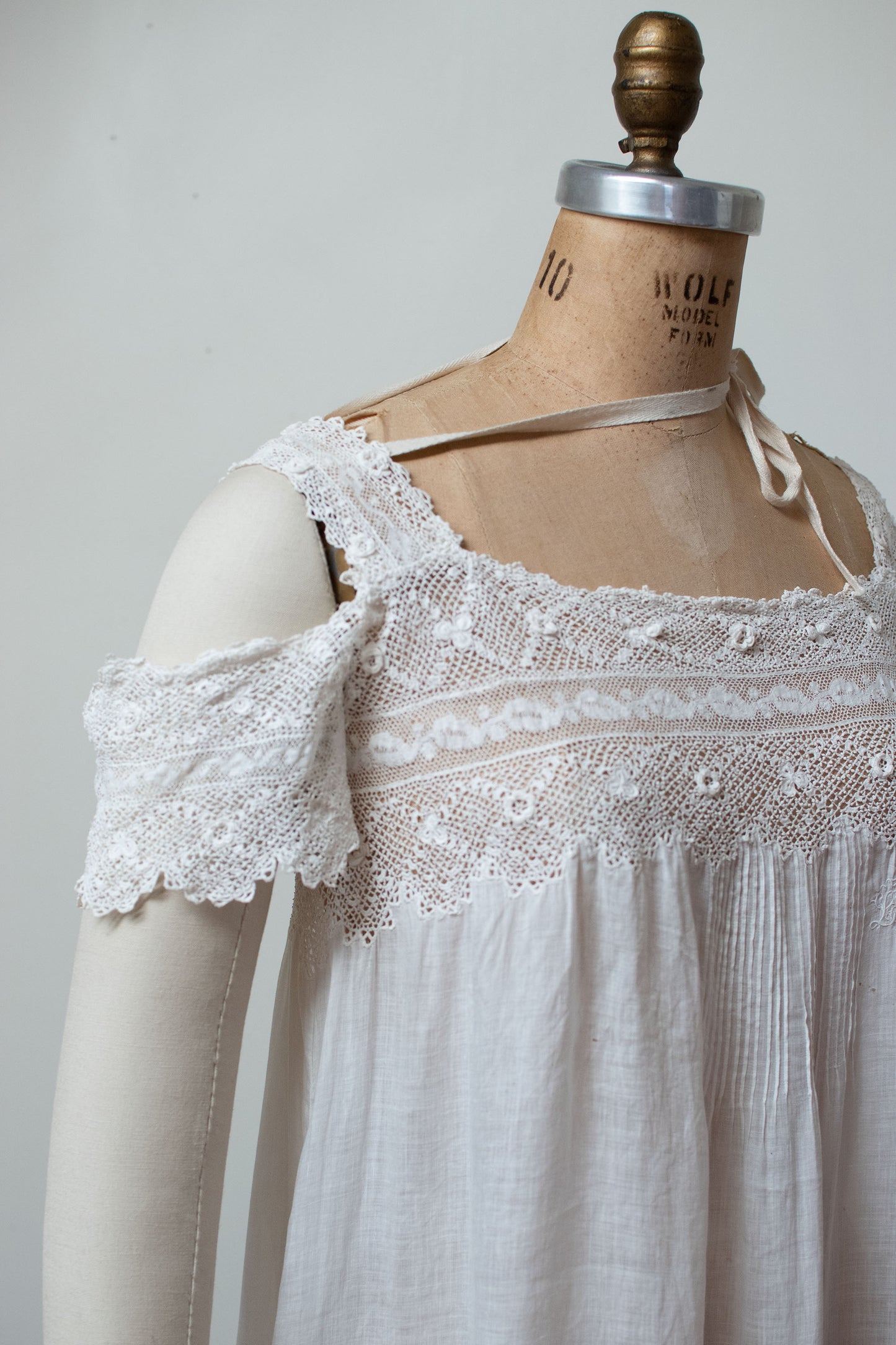 Edwardian Cold Shoulder Nightgown