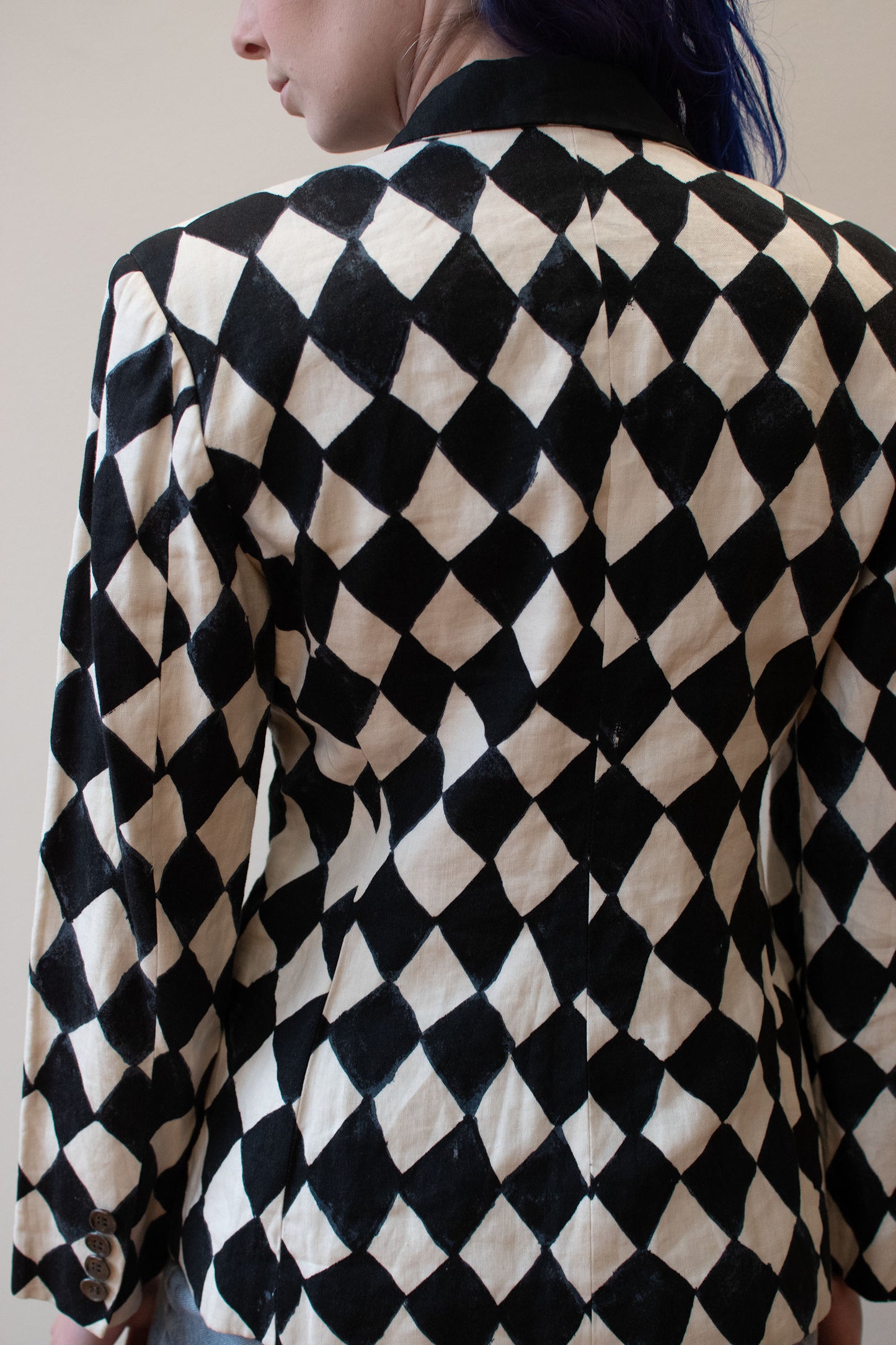 1990s Checkered Blazer | Isaac Mizrahi