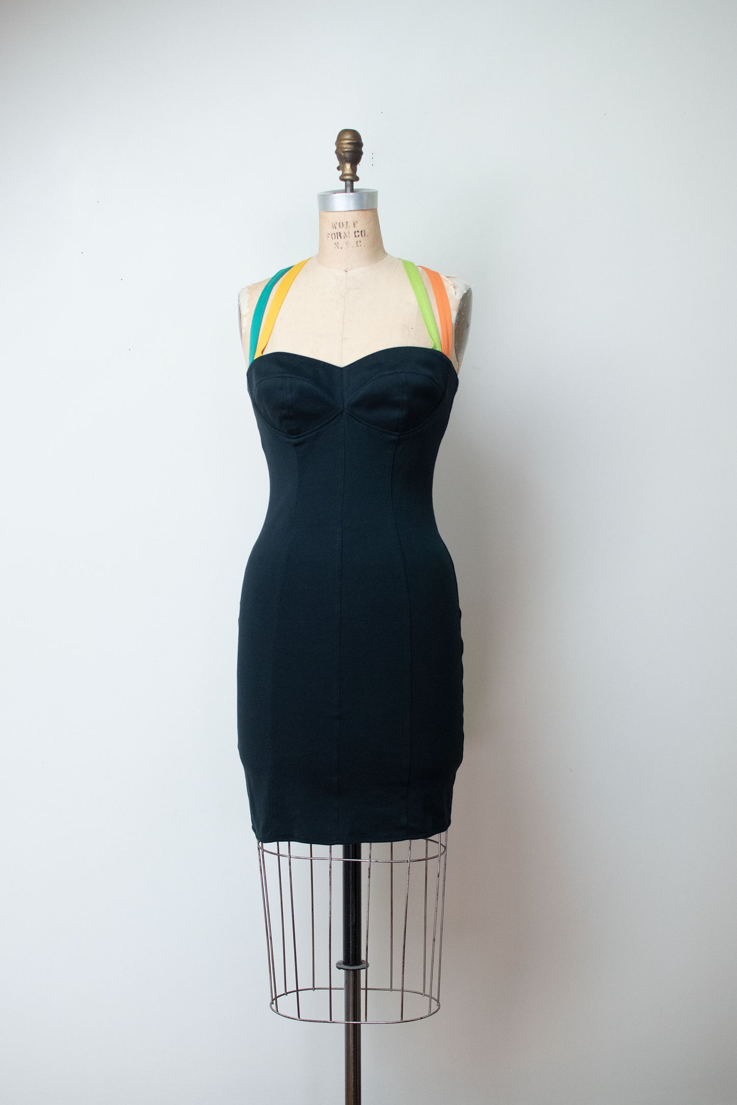 1990s Cross Back Mini Dress | Spazio