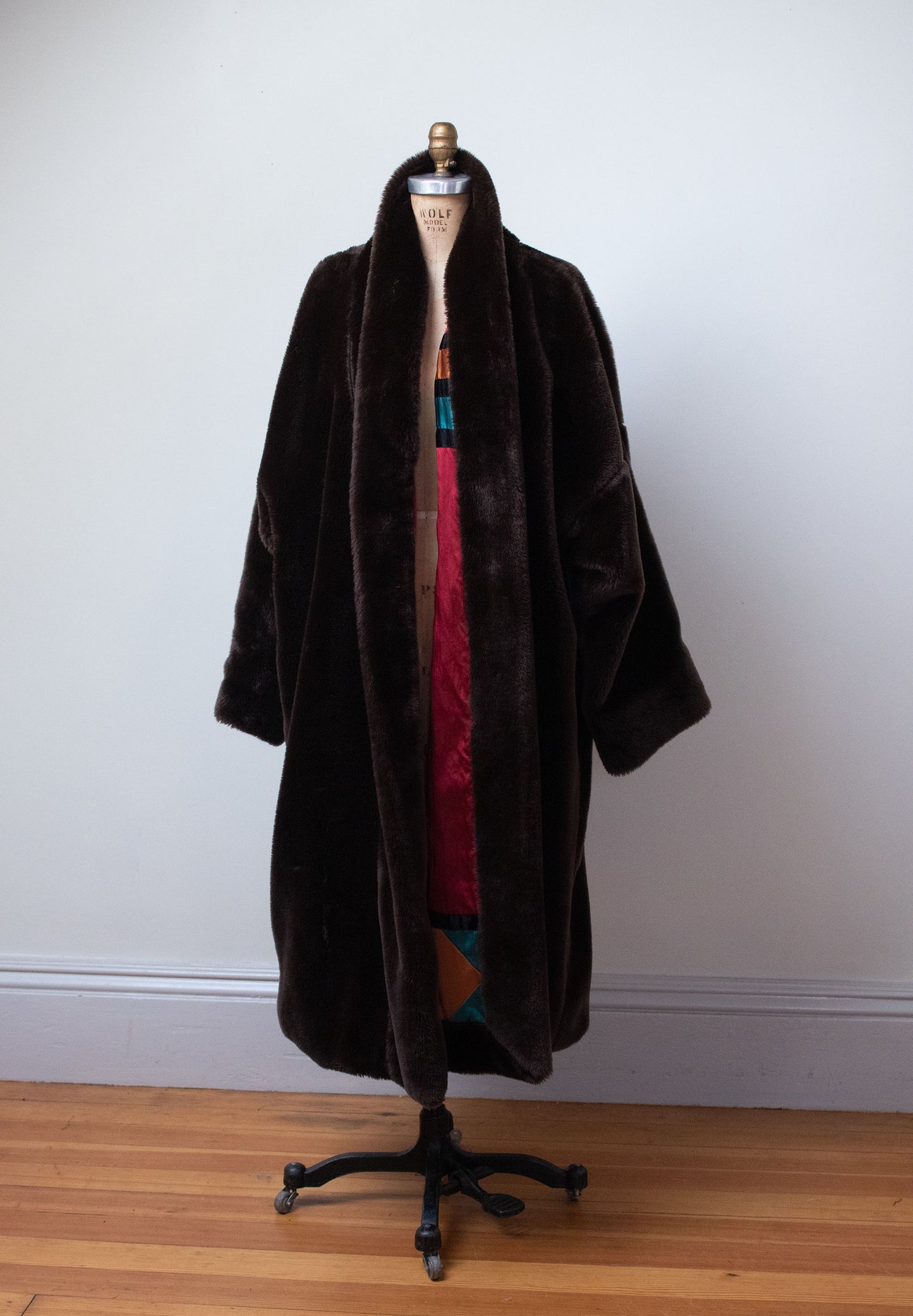 SALE 1980s Reversible Cocoon Coat