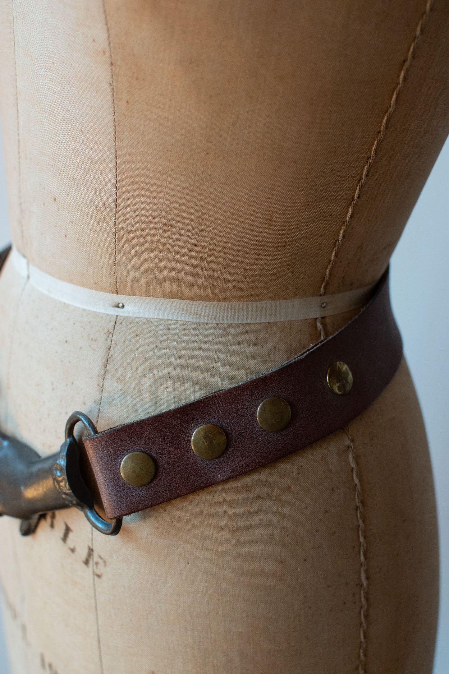1970s Victorian Clasping Hands Belt