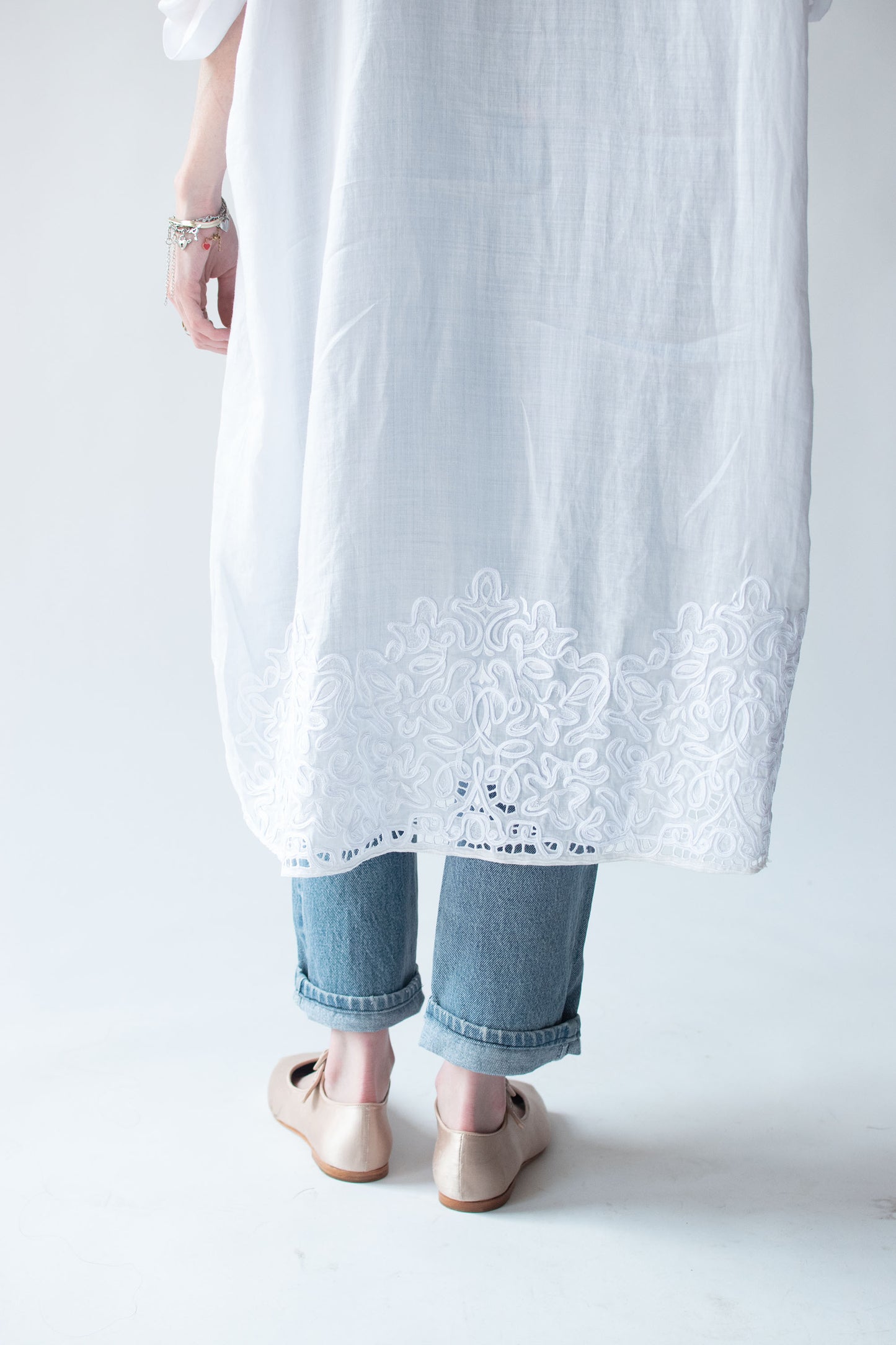junya watanabe shirt dress Asymmetrical Ruched Shirt Dress