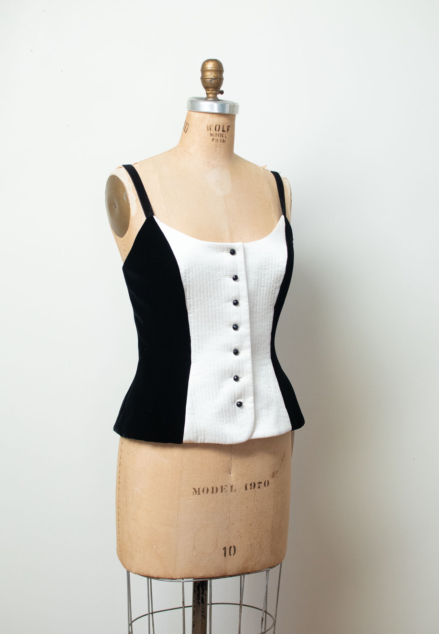 1990s Tuxedo Top