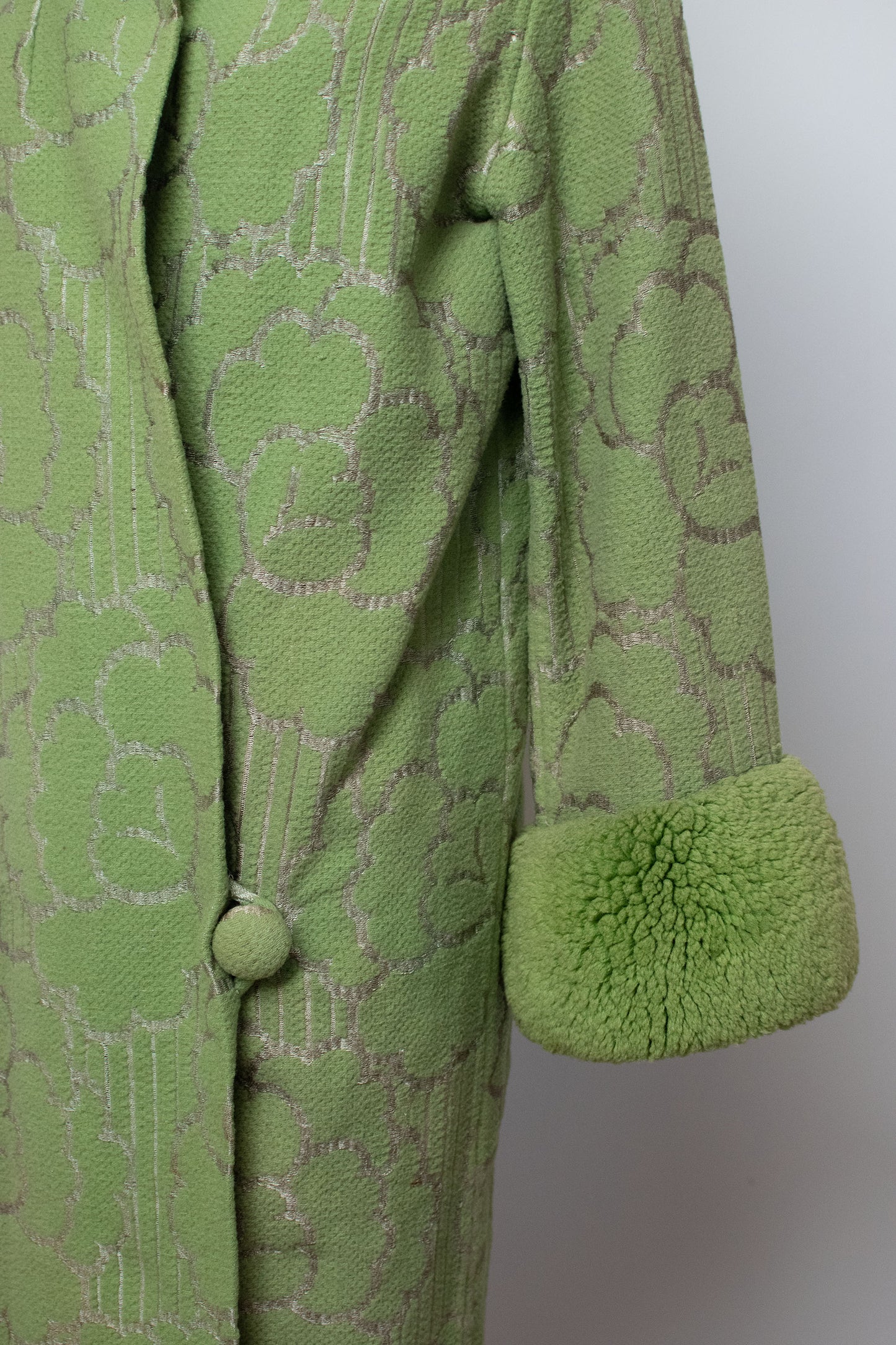 1920s Green Wool Coat