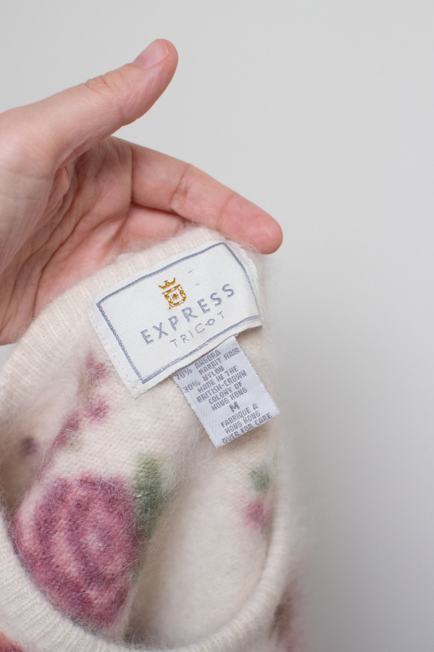 1990s Cropped Angora Sweater | Express