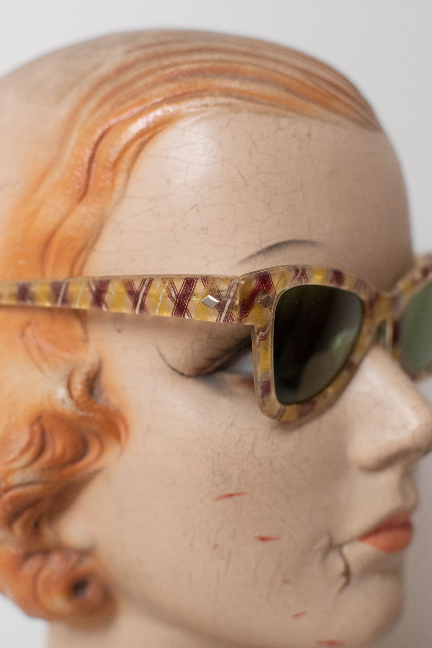 1950s Sunglasses | Plaid Ribbon