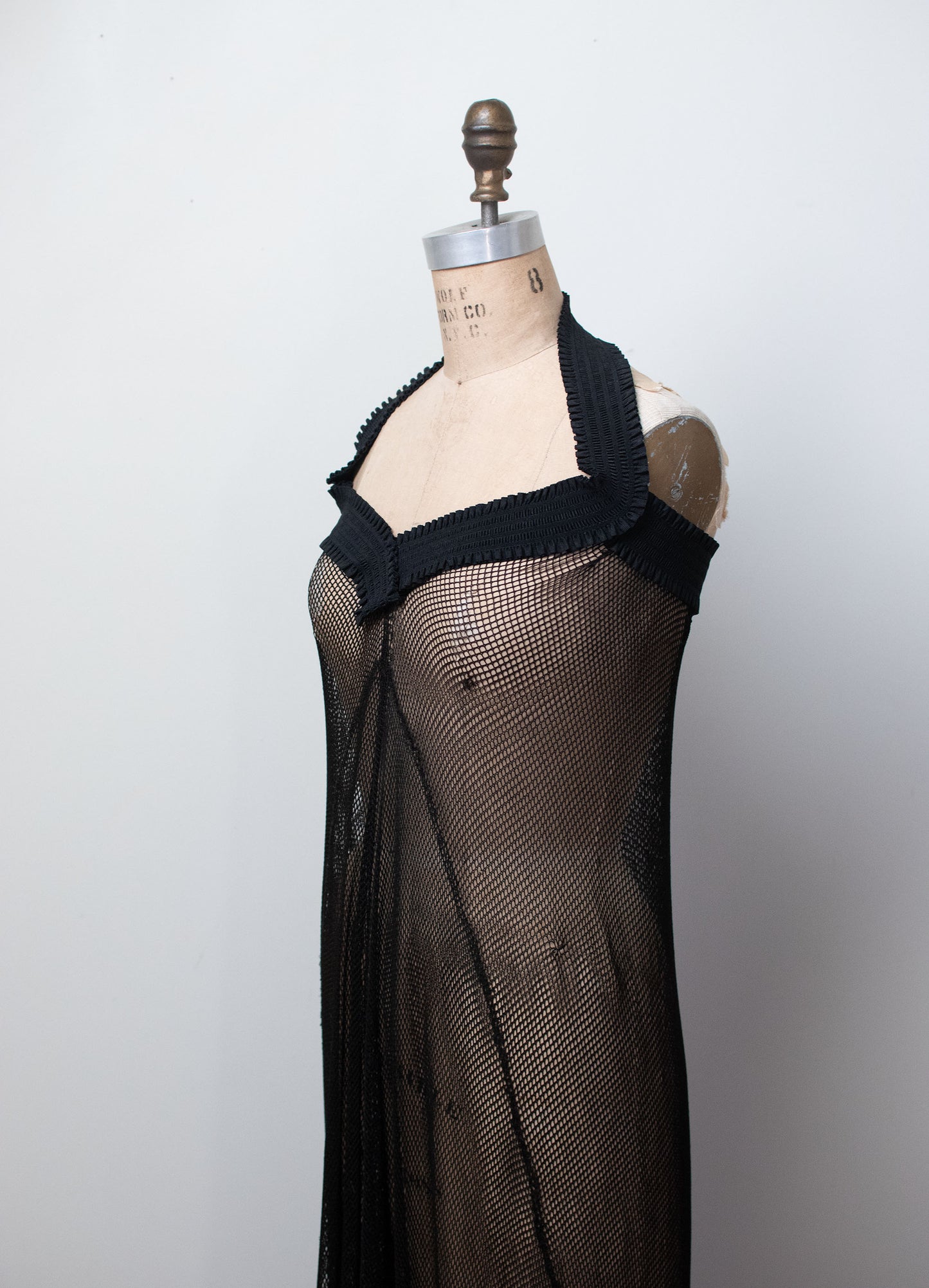 1930s Fishnet Dress