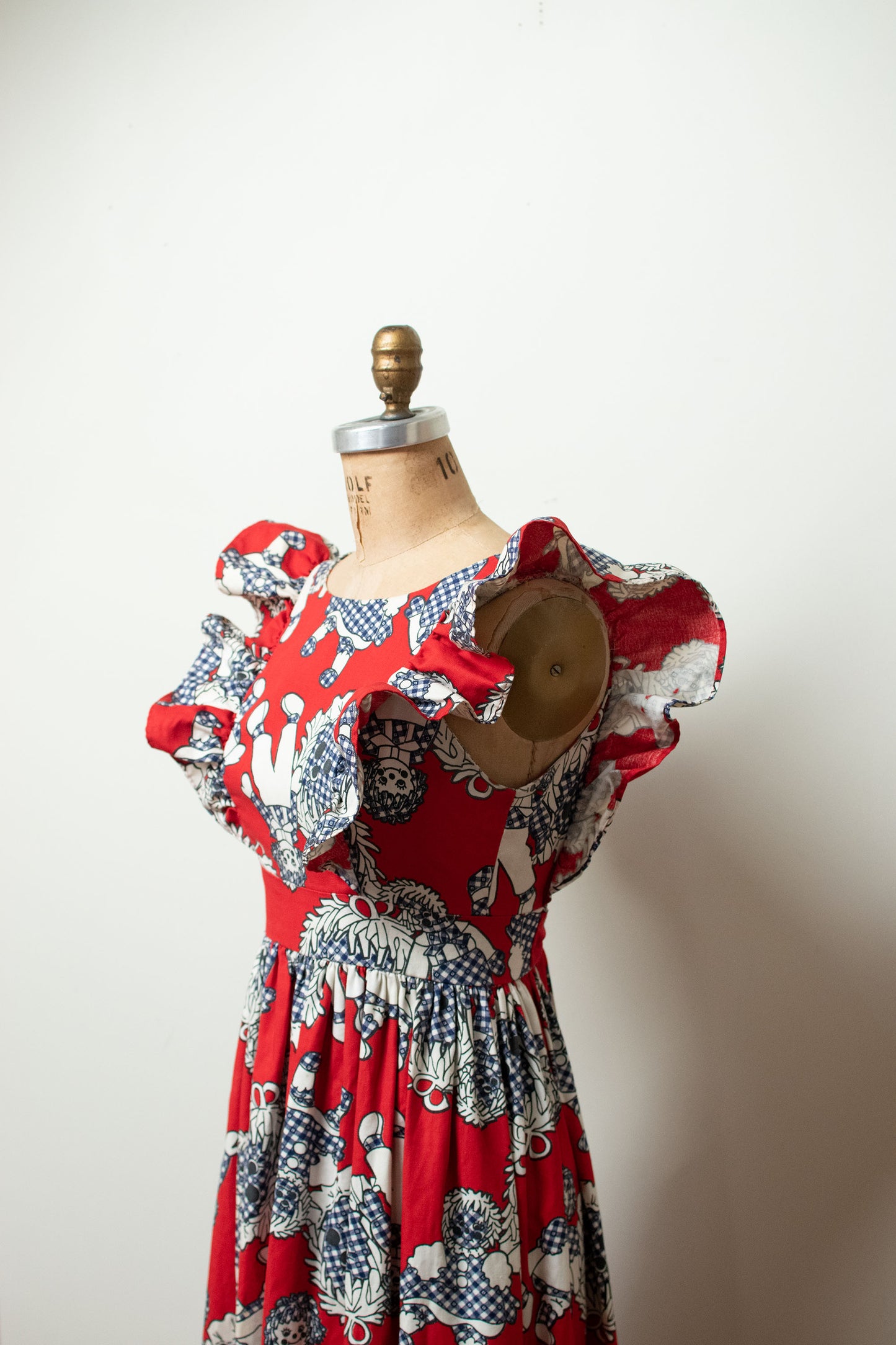 1970s Ruffled Dress | Anne Fogarty