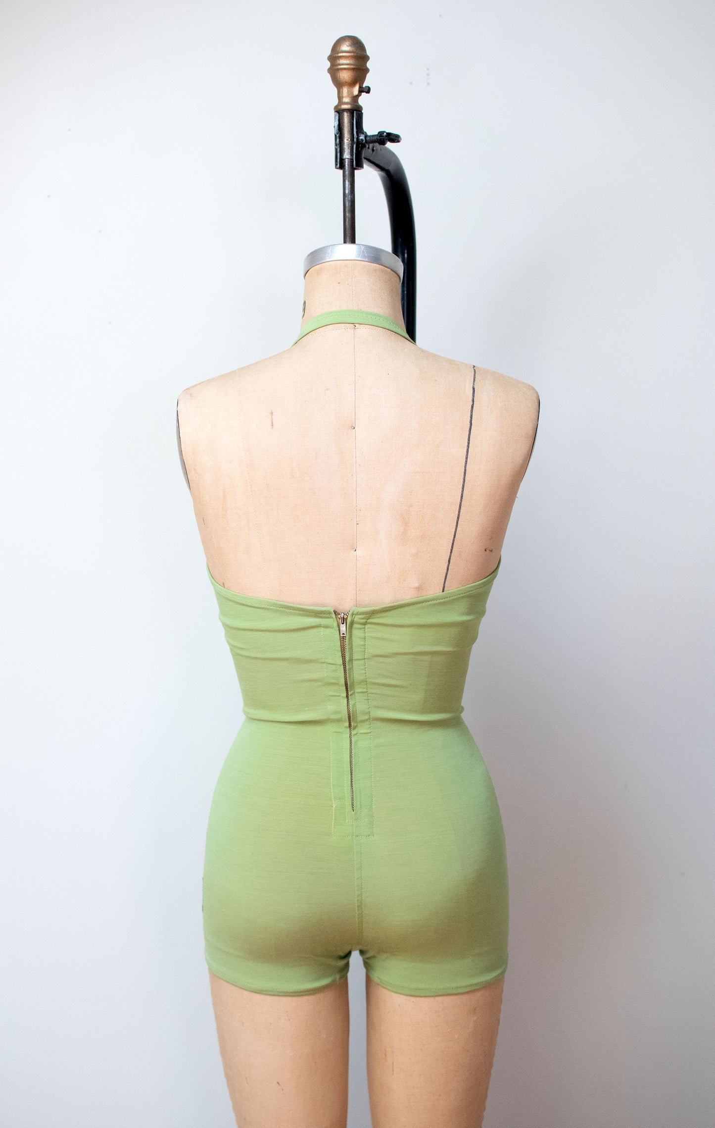 1940s Pistachio Green Jantzen Swimsuit