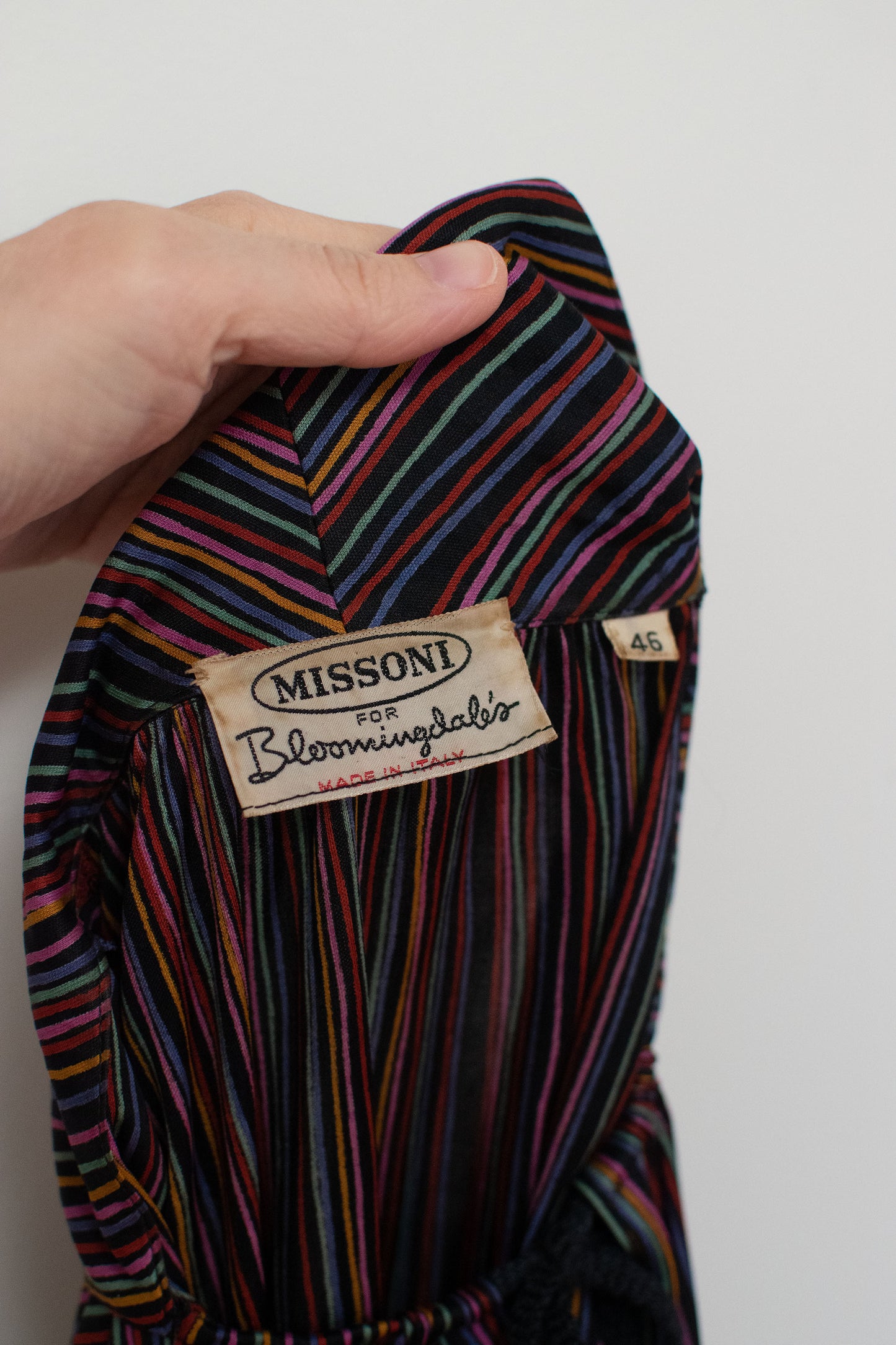 1970s Rainbow Striped Silk Jersey Set | Missoni