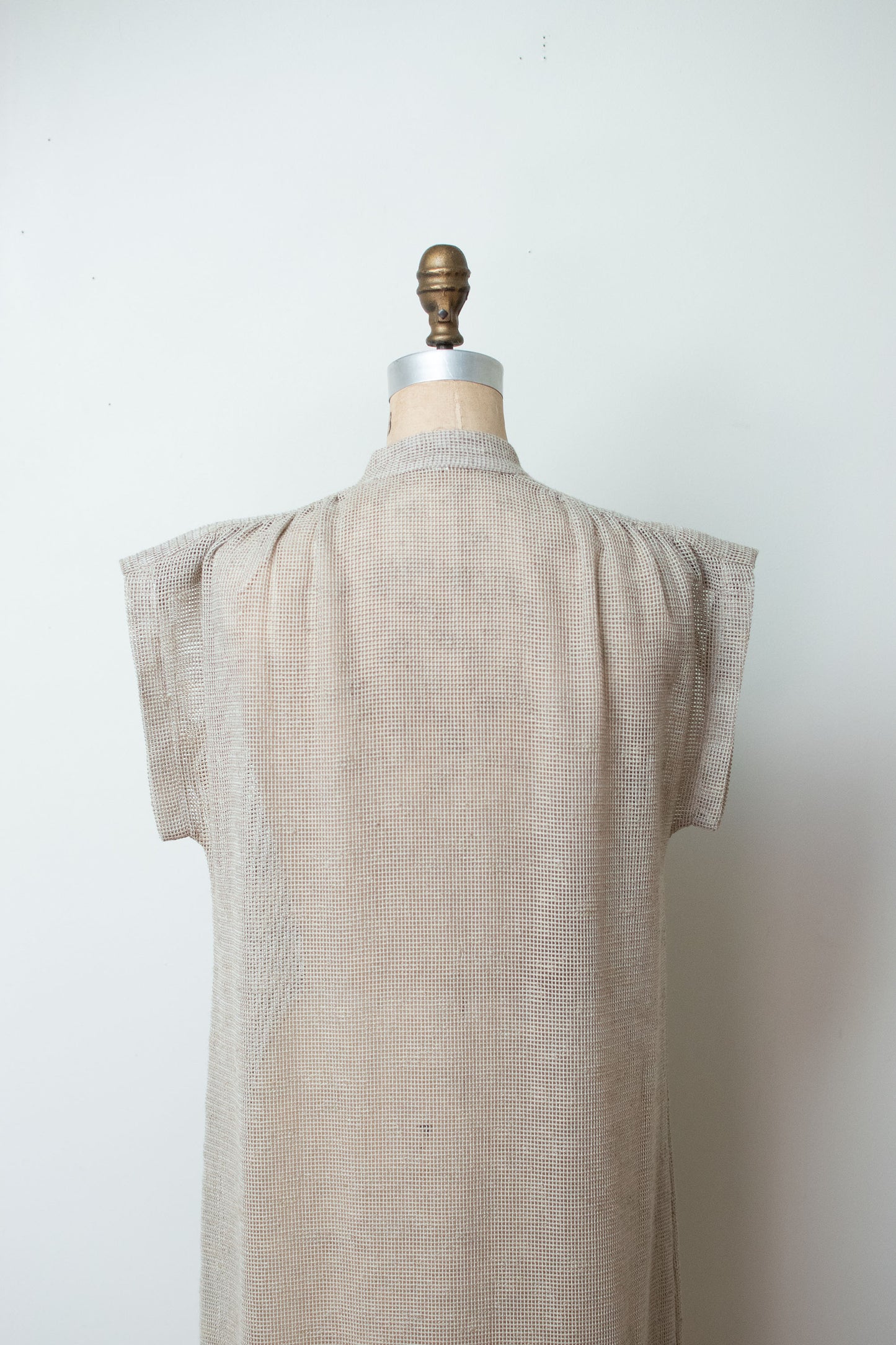 1970s Woven Duster Dress