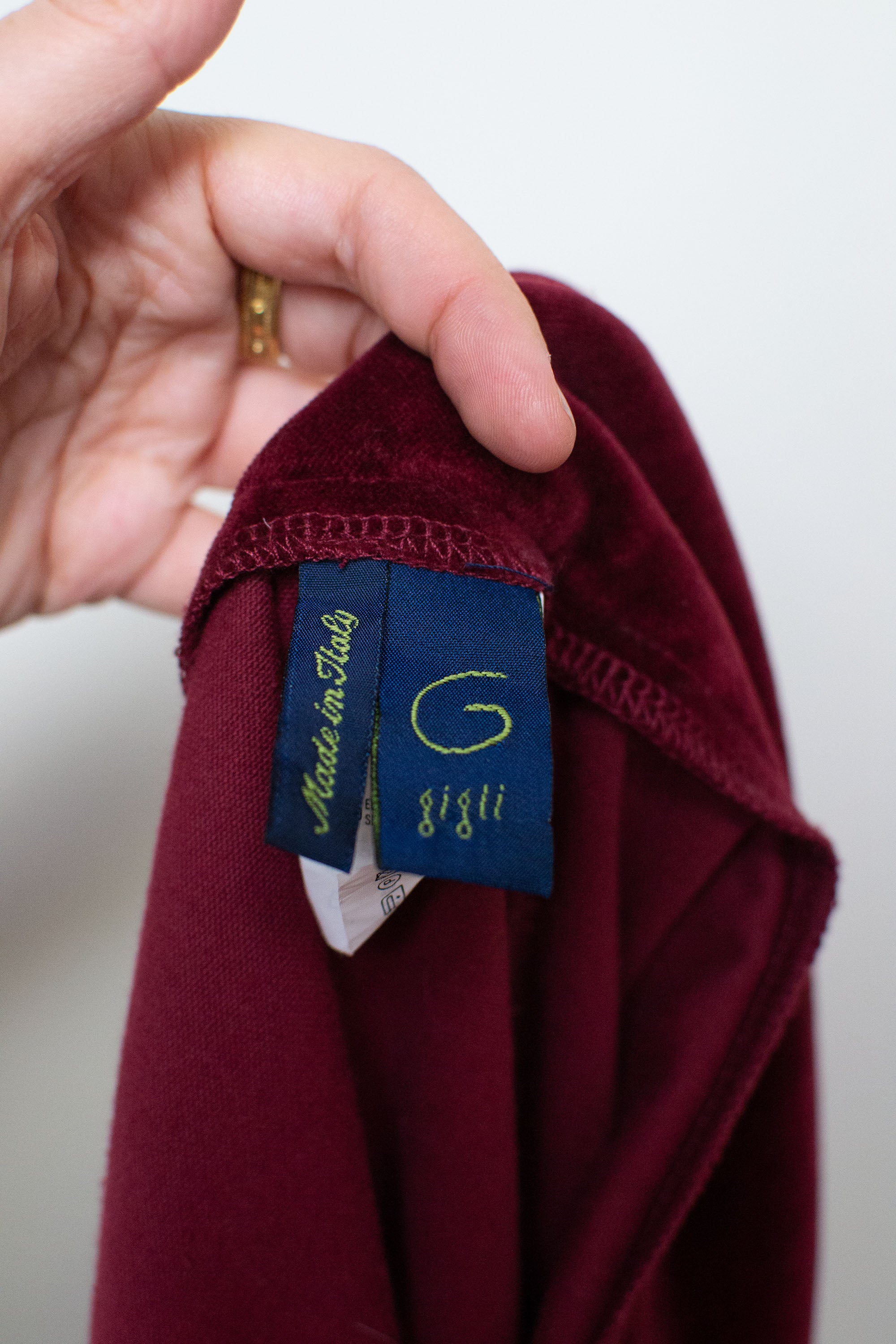 60％OFF】 90´s Vintage Velvet pantsuit by GIGLI | artfive.co.jp