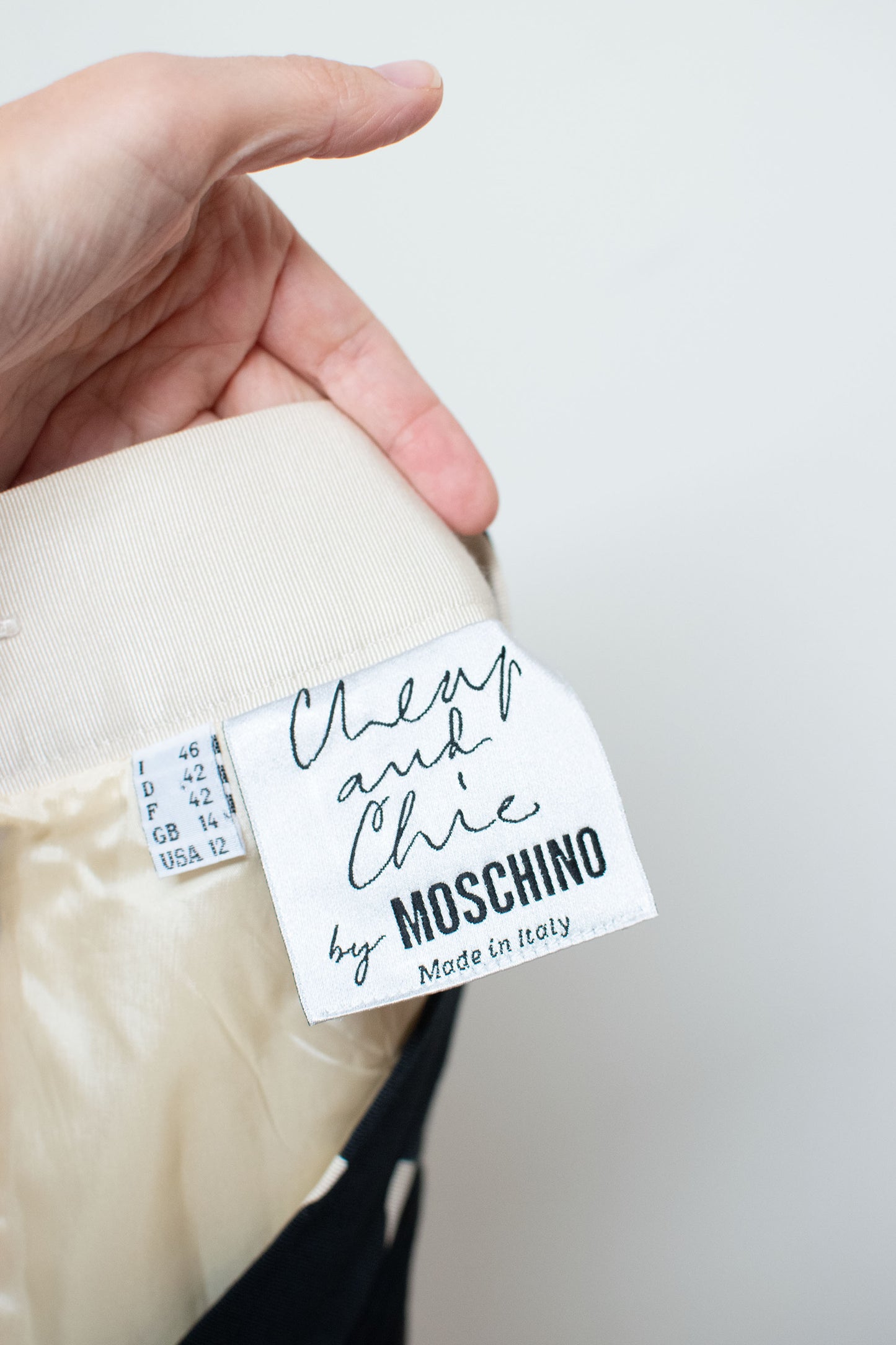 1990s Olive Oyl Skirt | Moschino Cheap & Chic