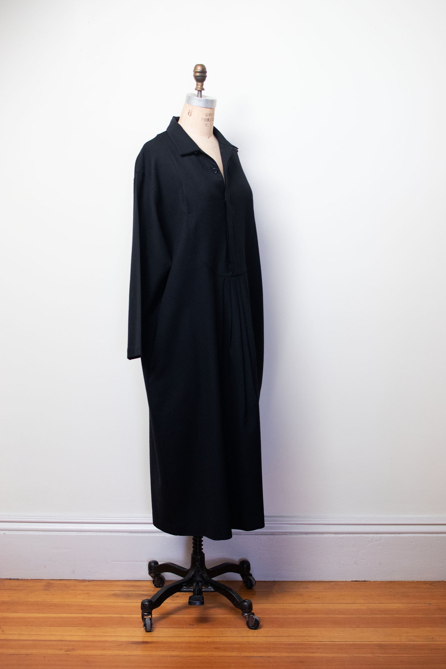 Black Wool Dress | Matsuda