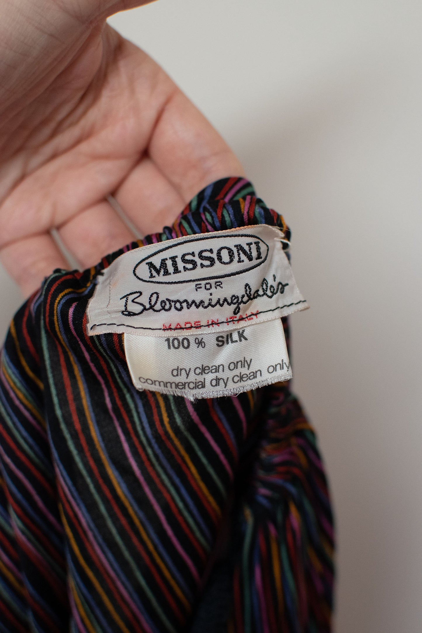 1970s Rainbow Striped Silk Jersey Set | Missoni