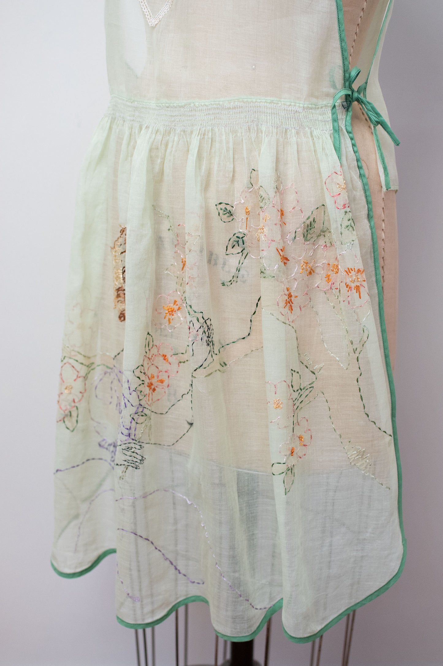 1920s Embroidered Apron