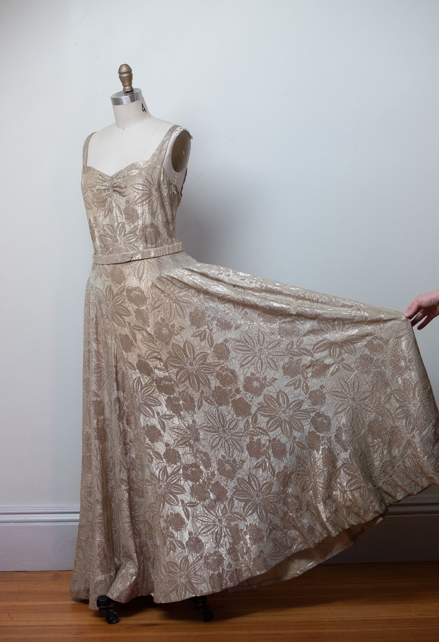 1930s Lamé Gown | Salon Moderne