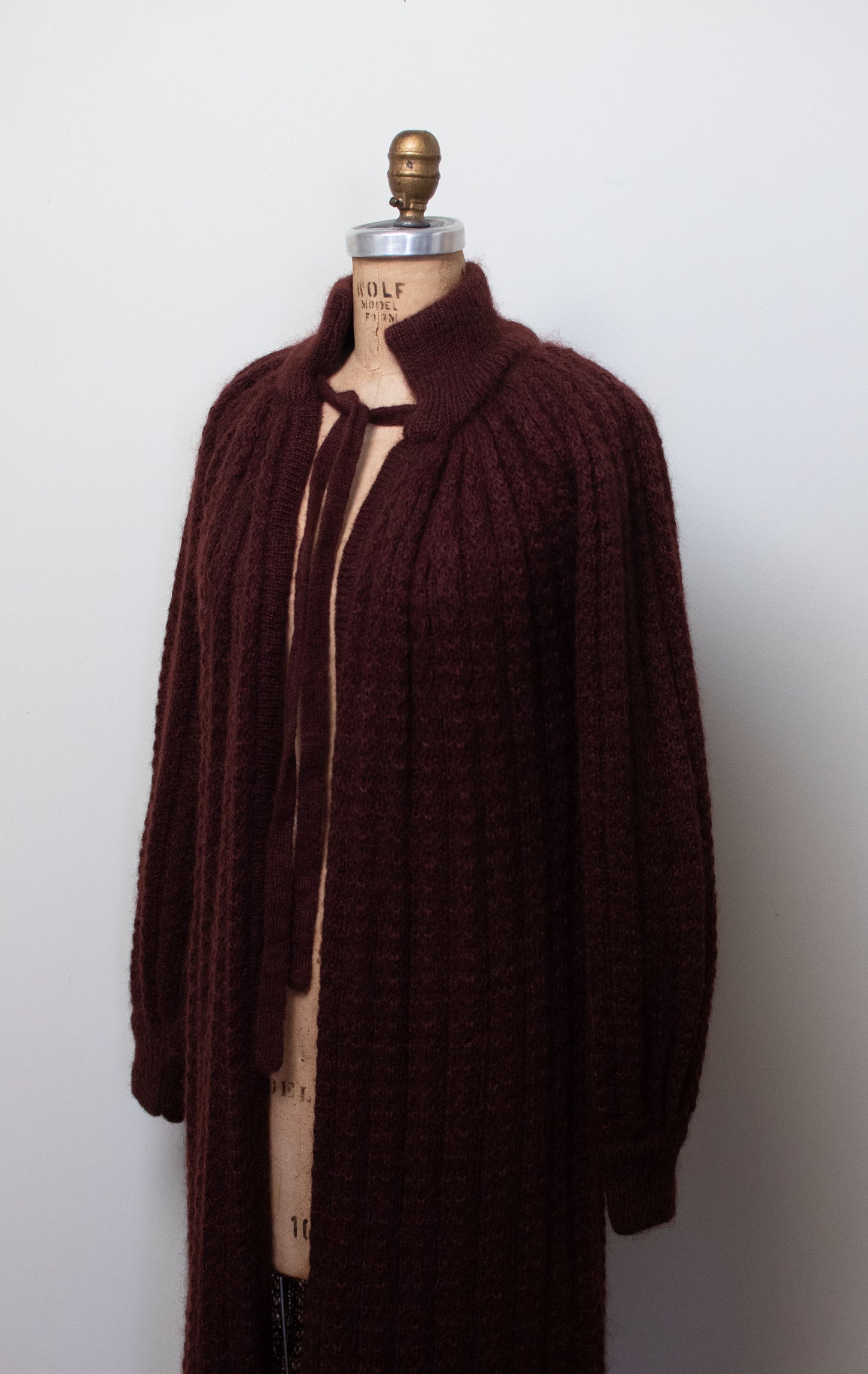 1980s Brown Sweater coat
