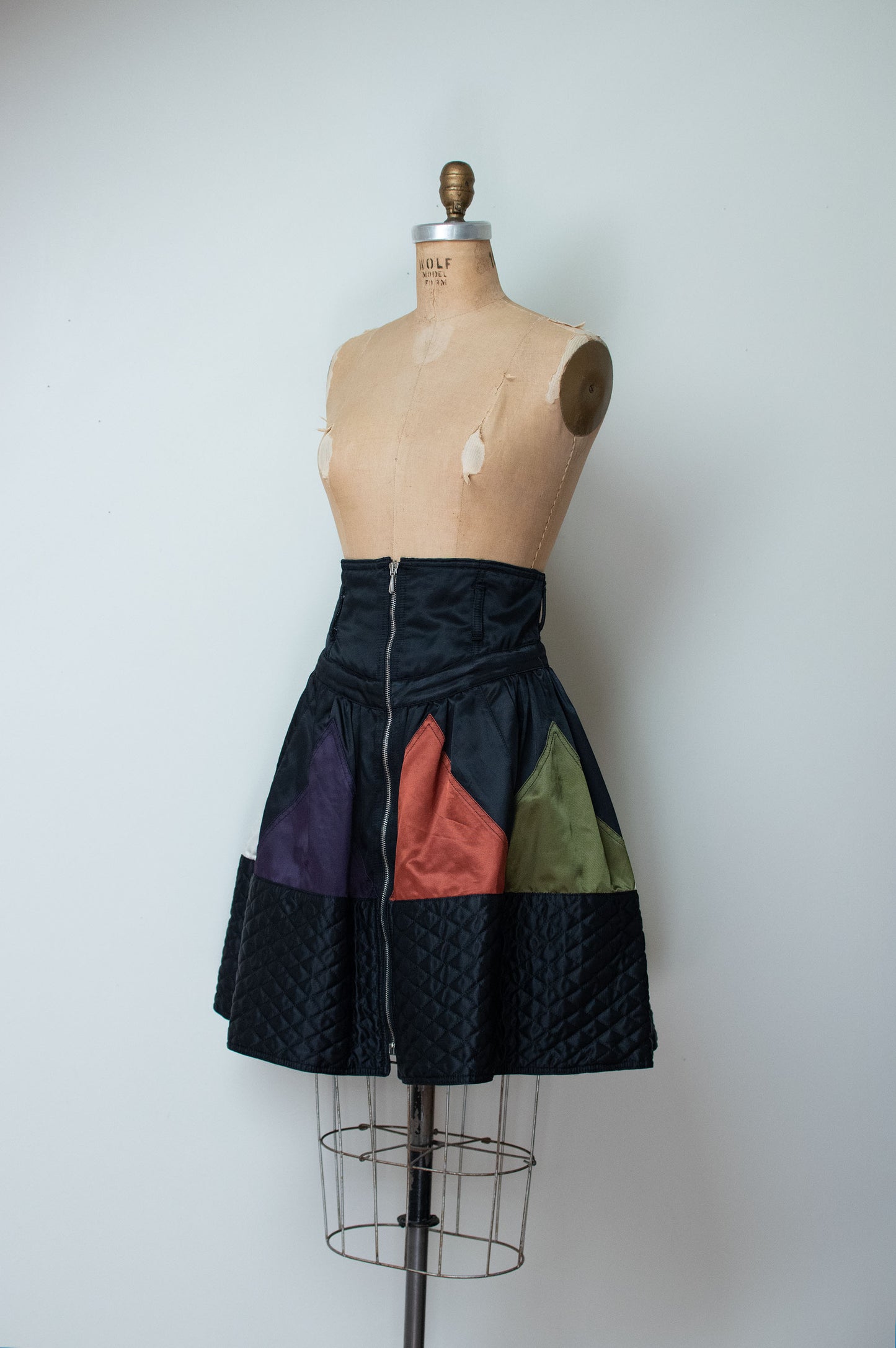 1990s Quilted Skirt | Marithe & François Girbaud