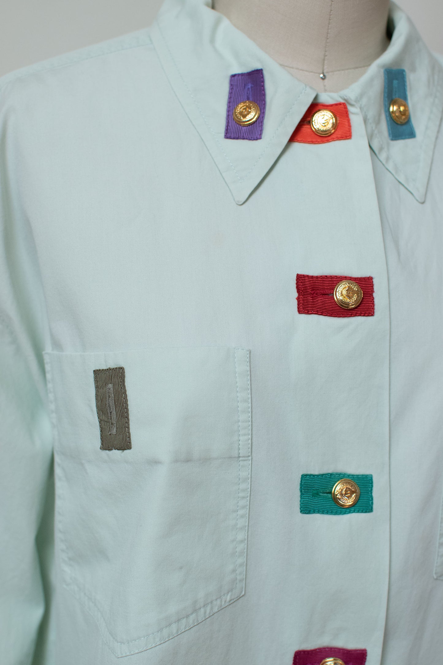 1990s Mint Shirt | Moschino Jeans