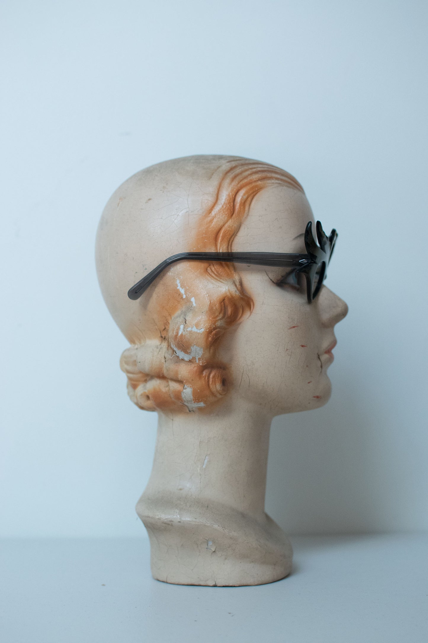 1950s Carved Swan Eyeglasses