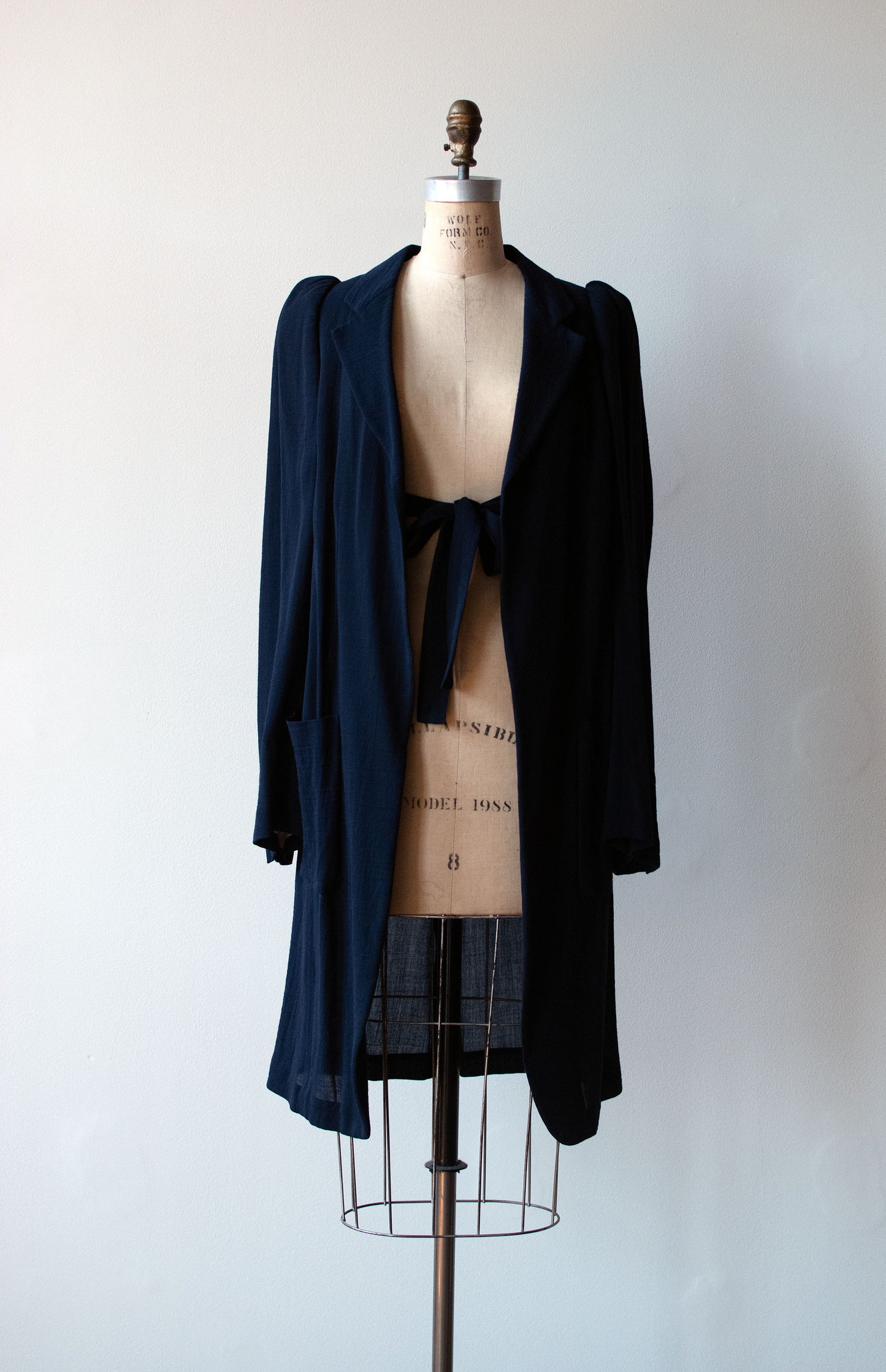 Navy Blue Wool Jacket | Comme des Garçons 1993