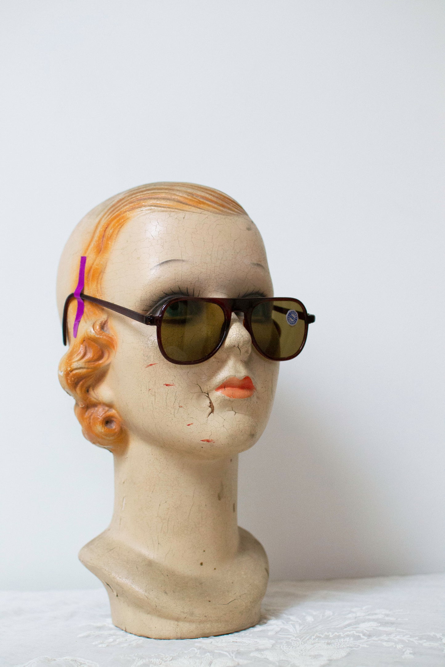 1940s Brown Aviator Sunglasses by Solarex