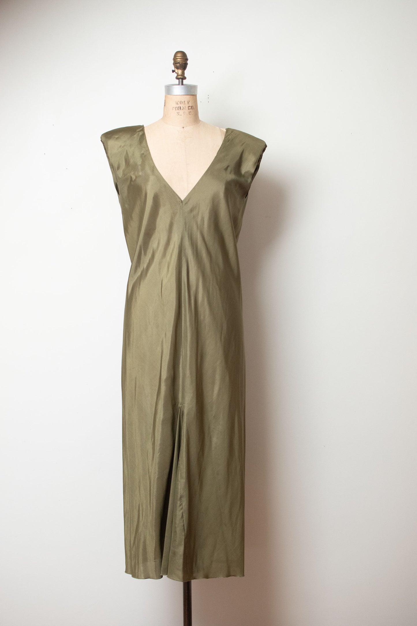 1980s Devore Velvet Dress