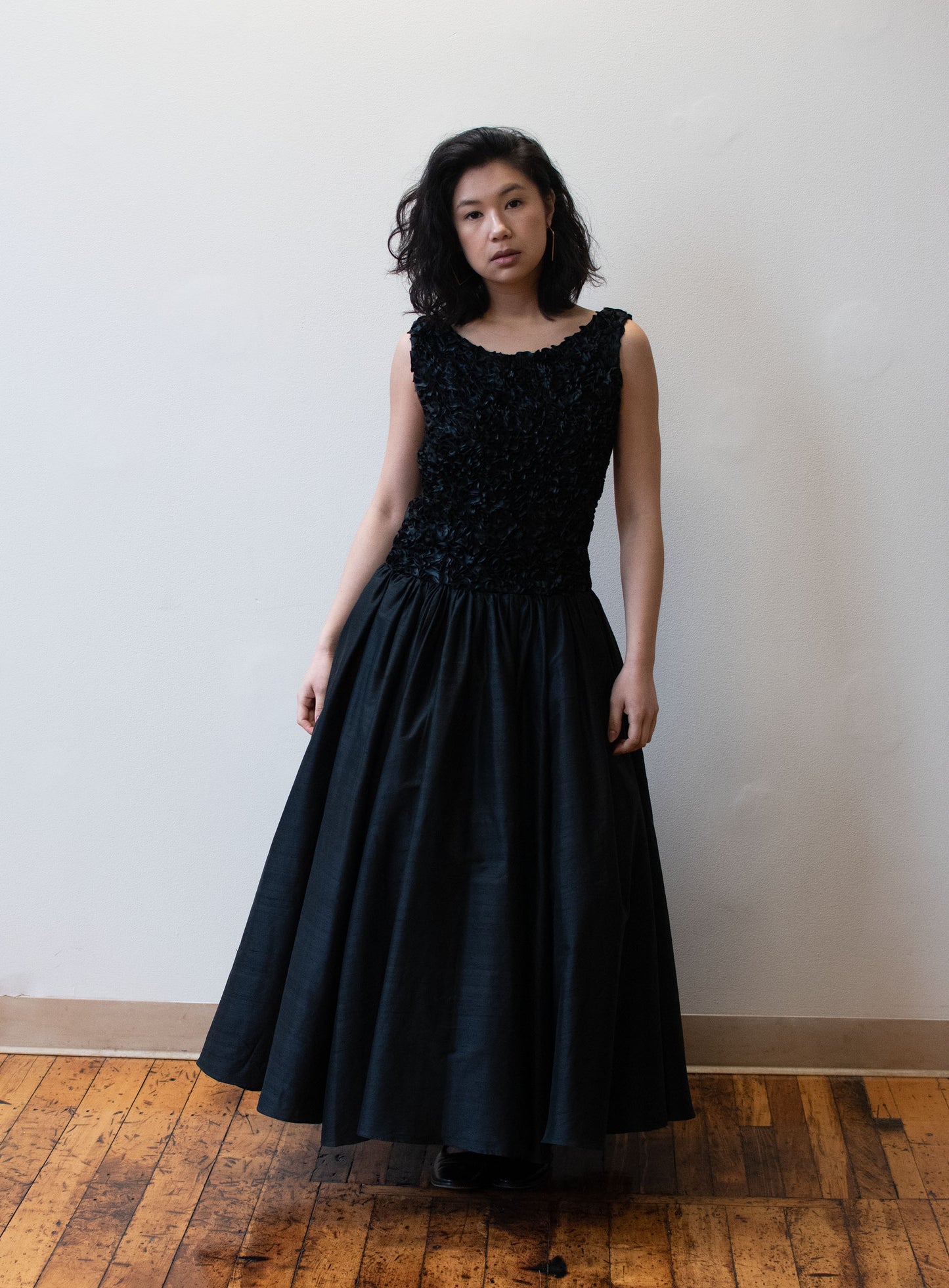 1990s Black Silk Gown | Isaac Mizrahi