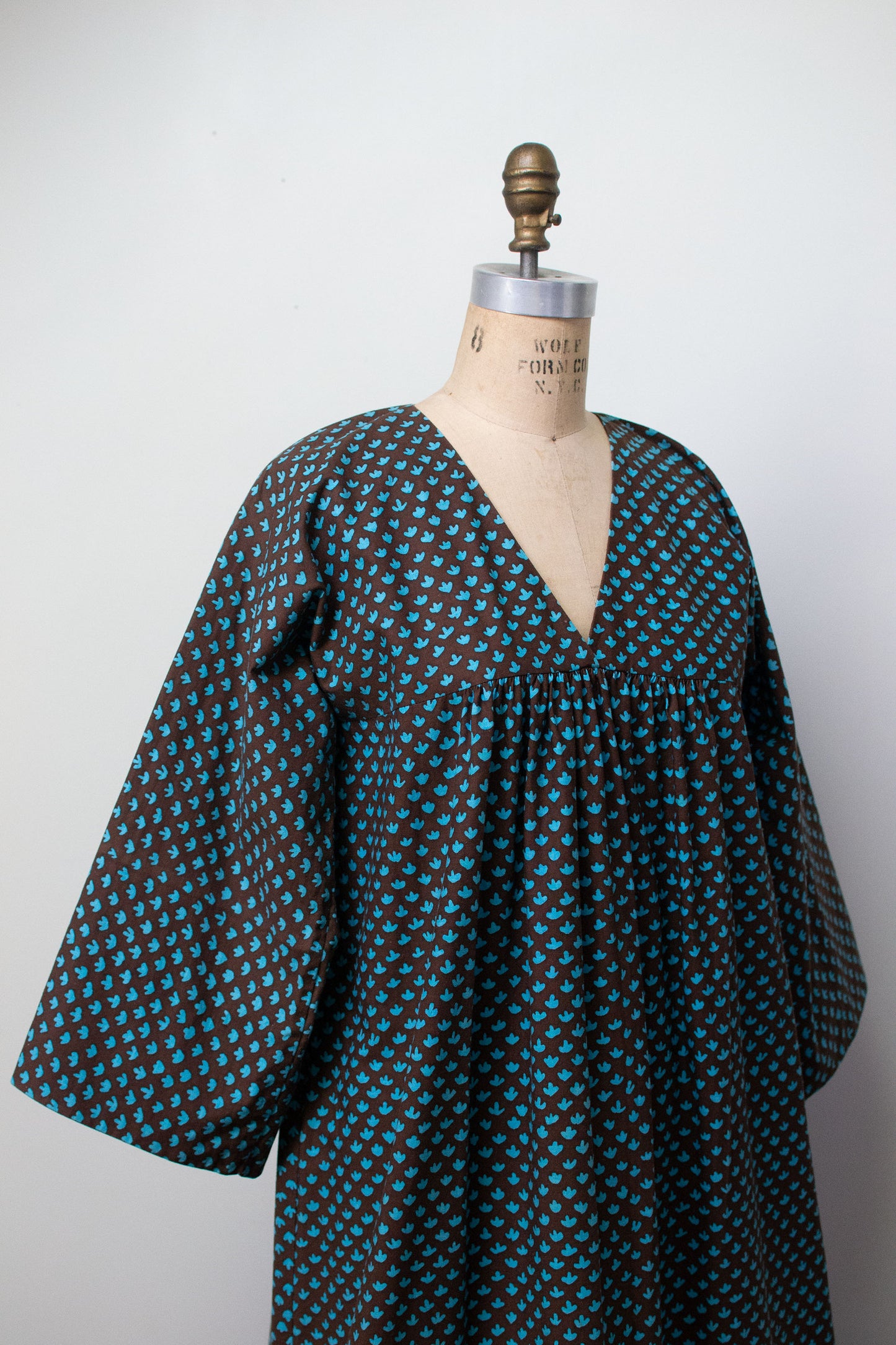 1960s Floral Print Caftan | Marimekko