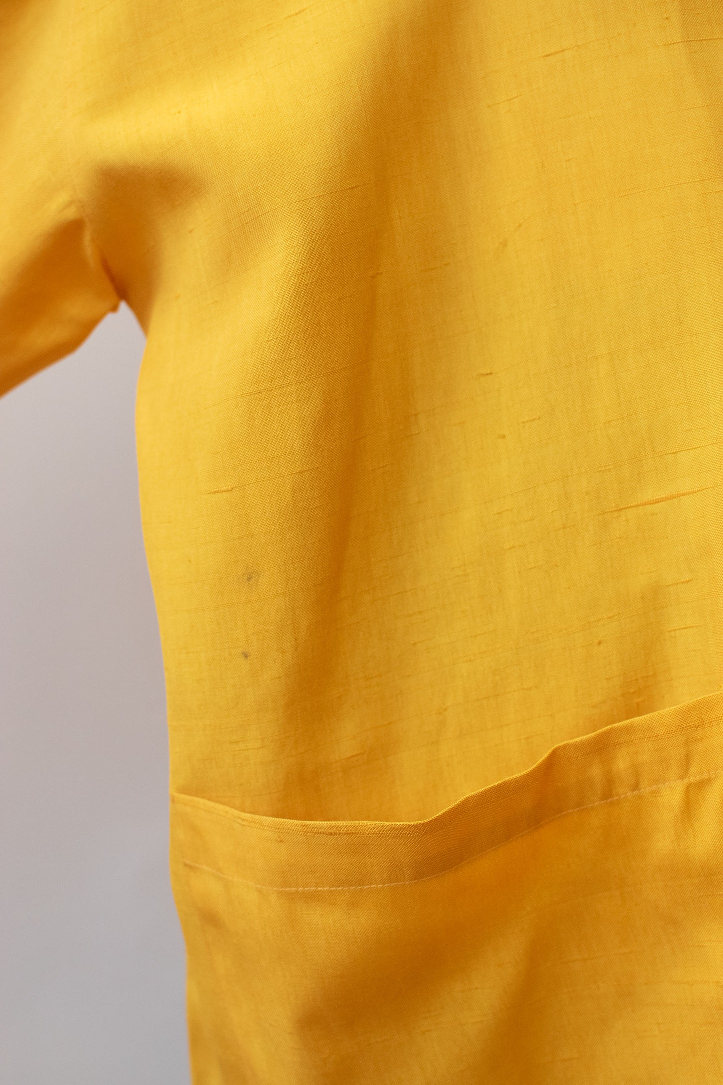1980s Yellow Silk Jacket