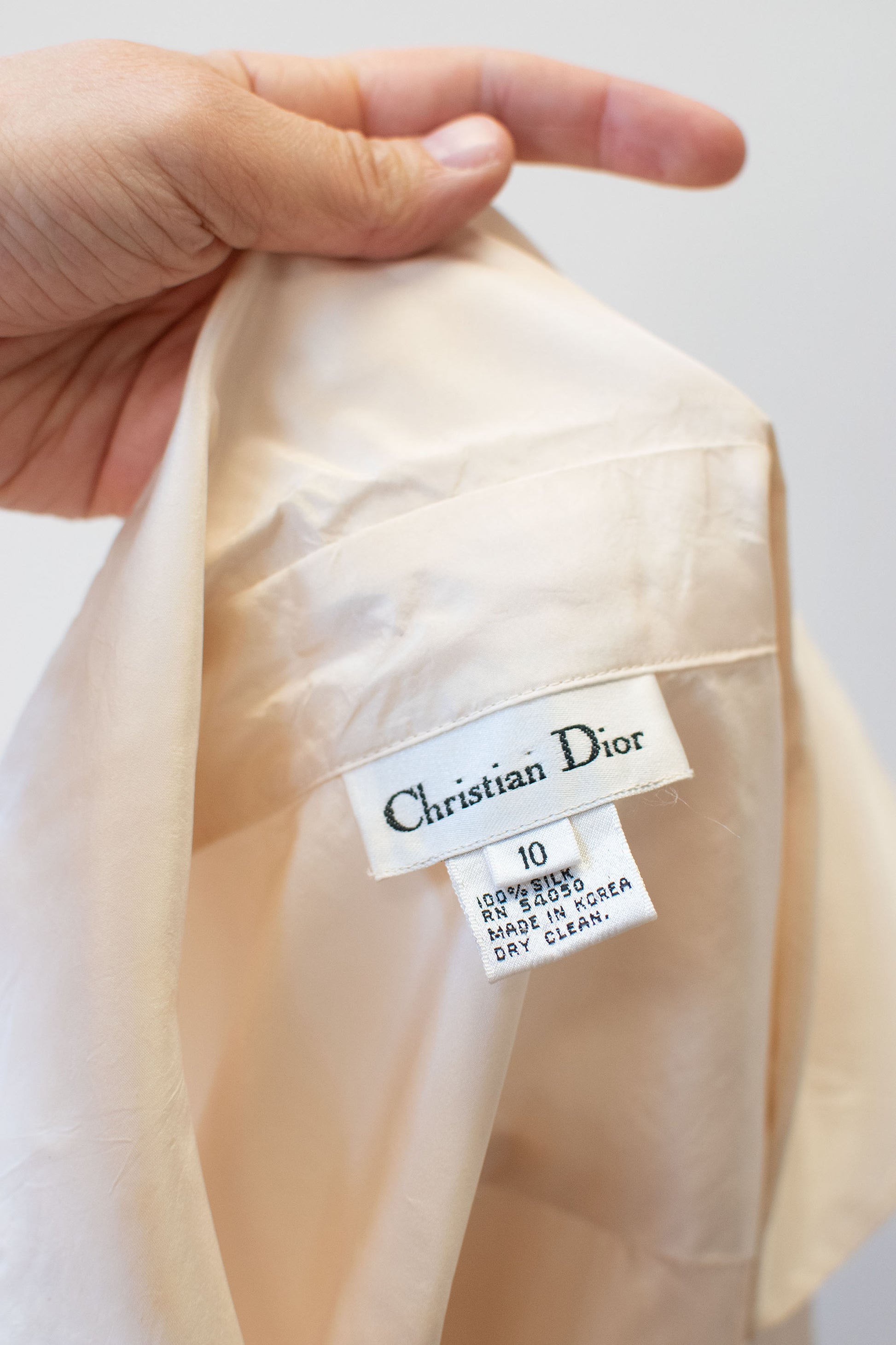 Christian Dior Silk Blouse | A Virtual Affair