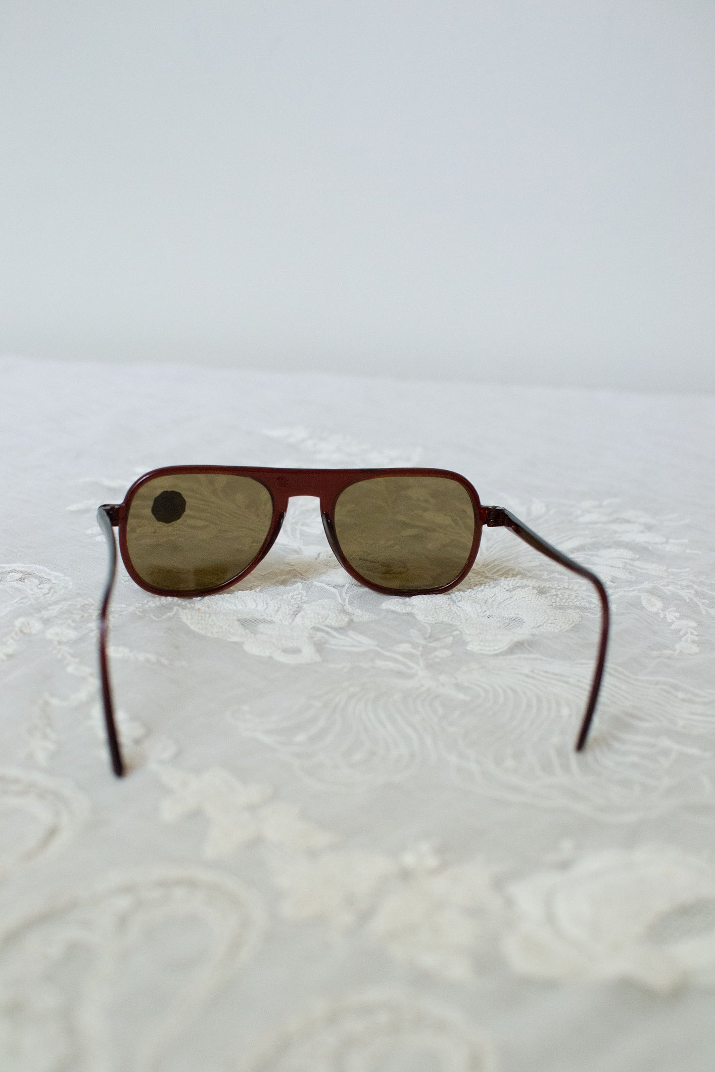 1940s Brown Aviator Sunglasses by Solarex