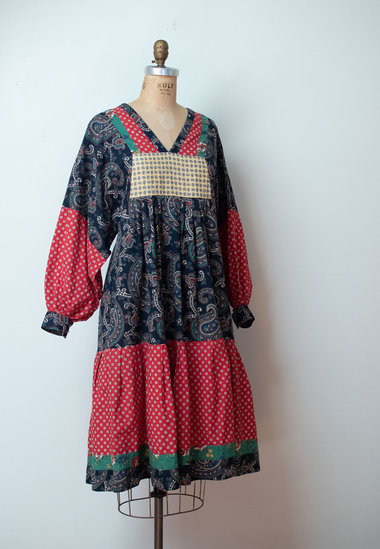 1980s Patchwork Dress | Ciao LTD