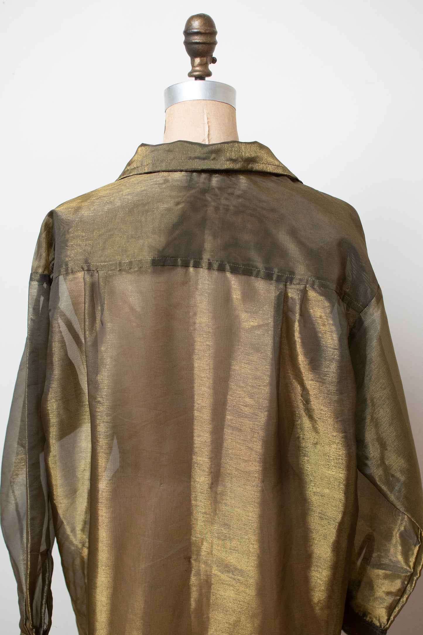 1990s Iridescent Bronze Shirt