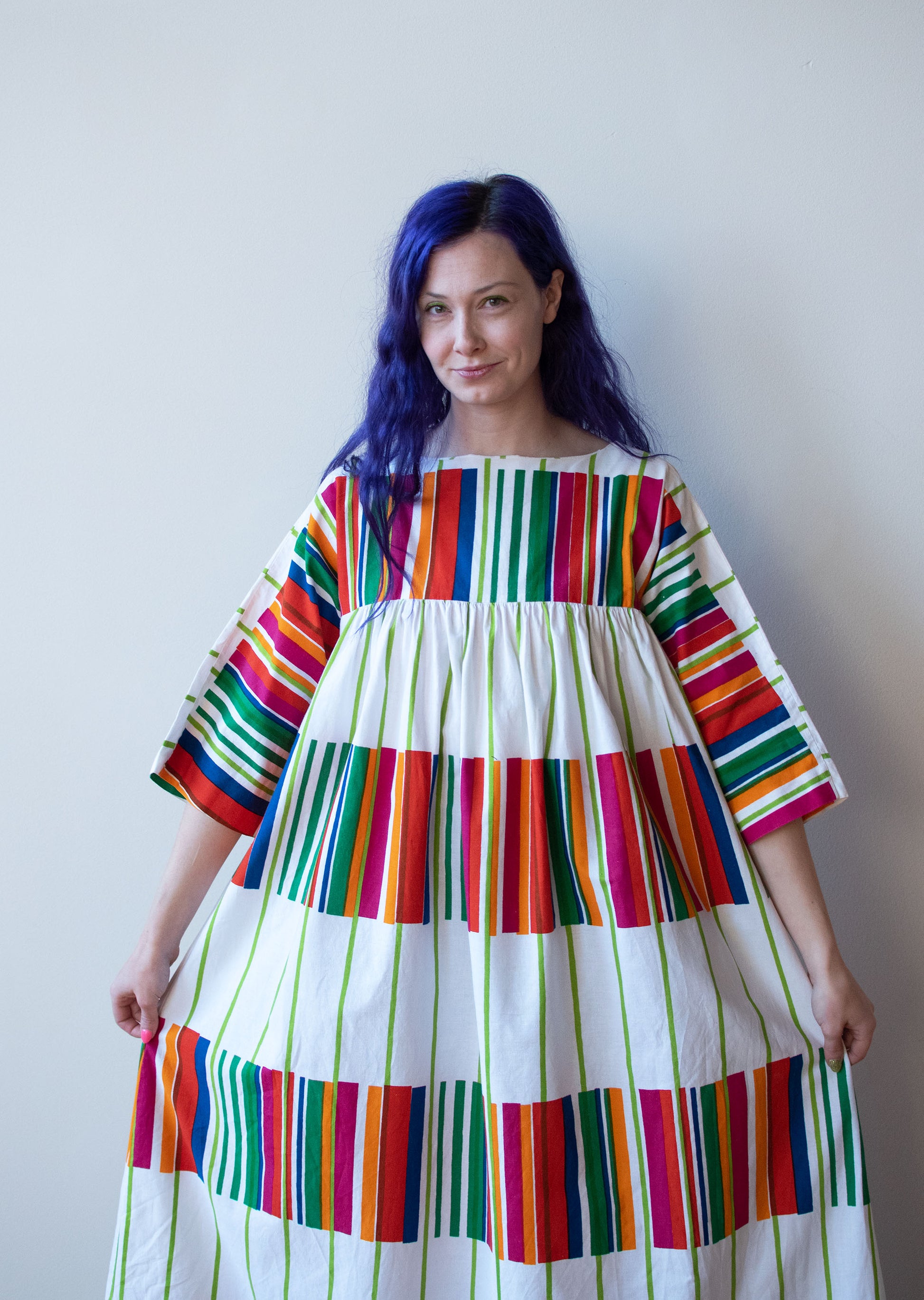 marimekko maxi dress Marimekko Frequency Maxi Dress In White