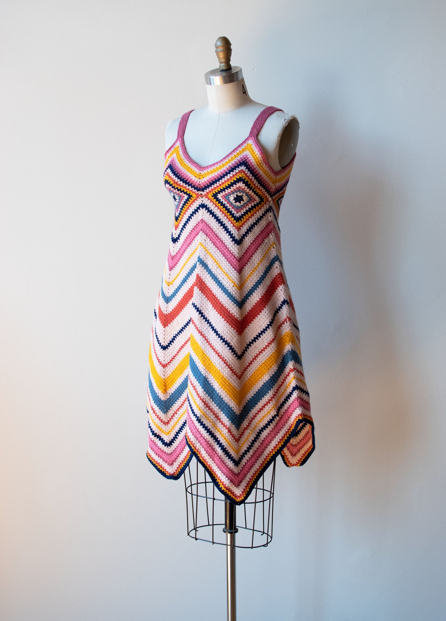1970s Crochet Dress