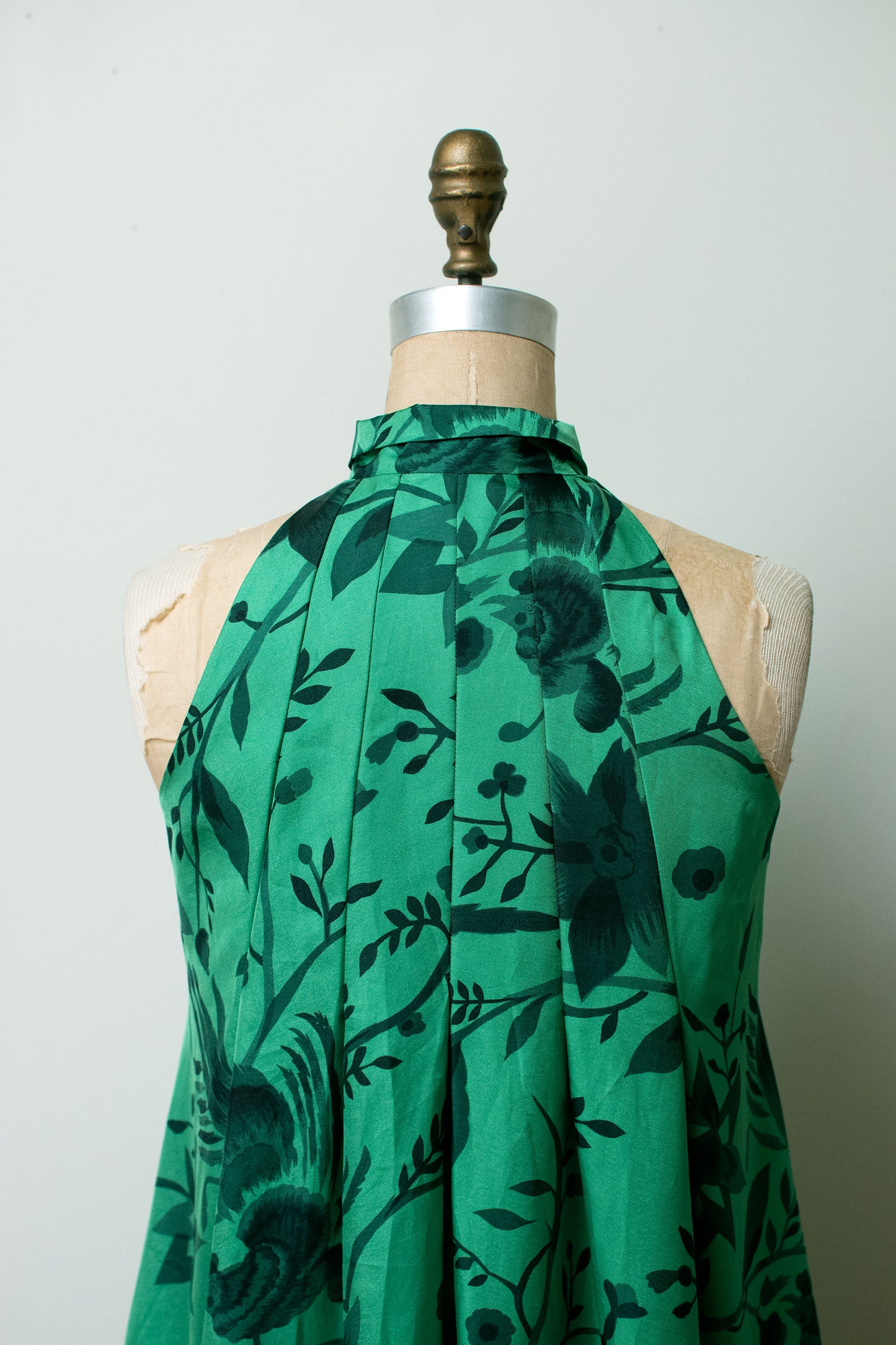1970s Bird Print Dress | Issey Miyake