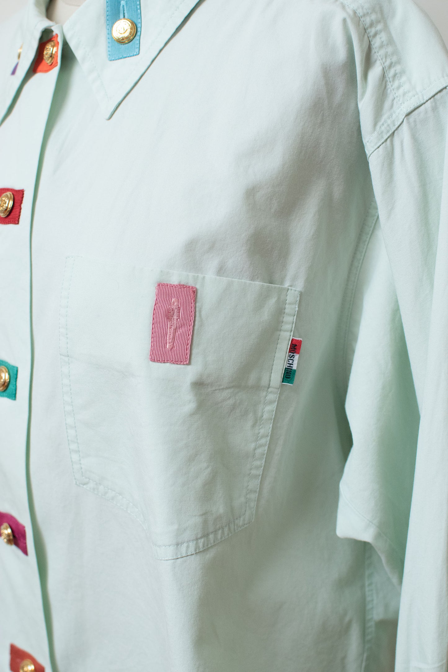 1990s Mint Shirt | Moschino Jeans