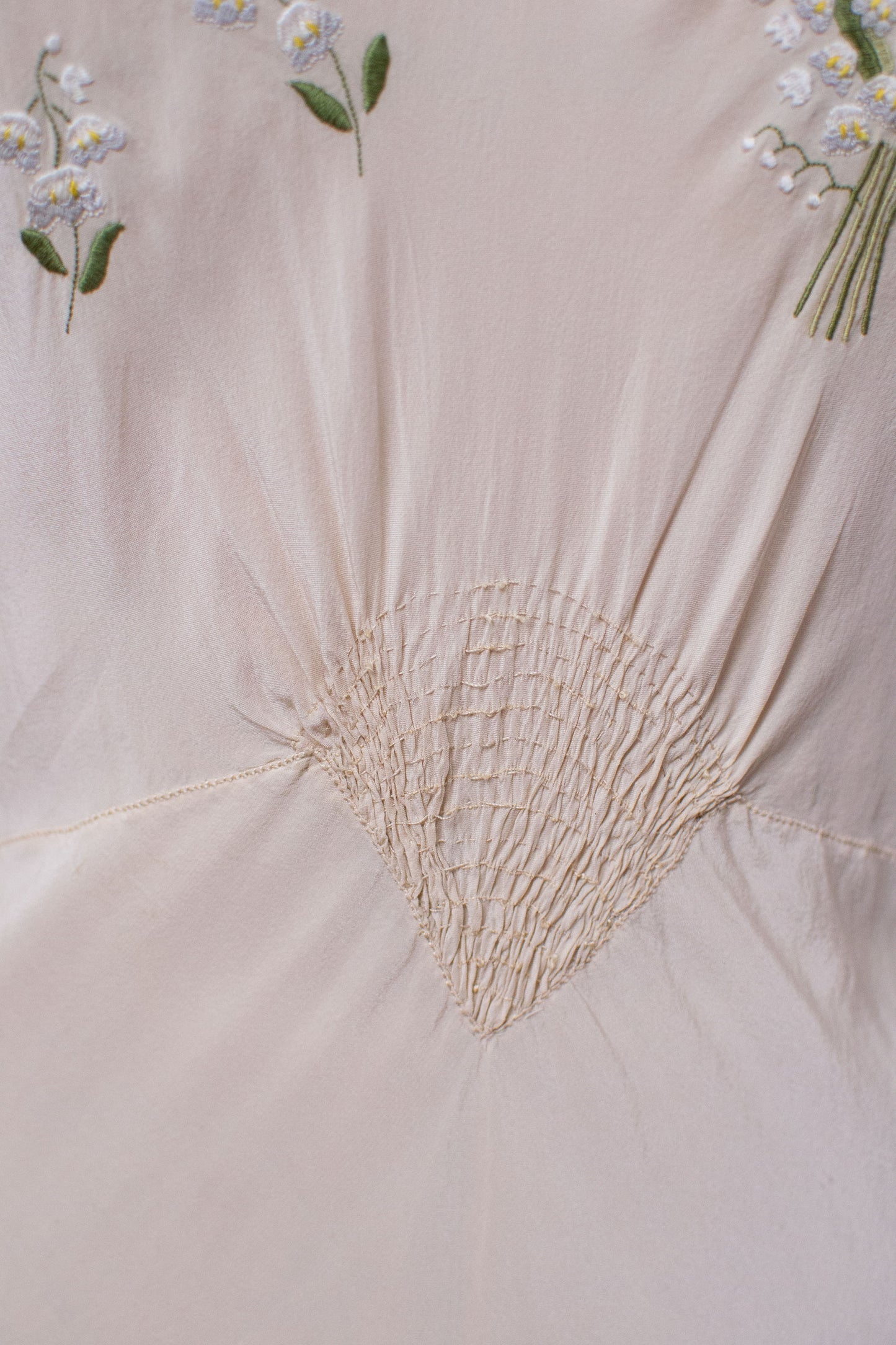 1930s Lily of the Valley Nightgown | AS IS